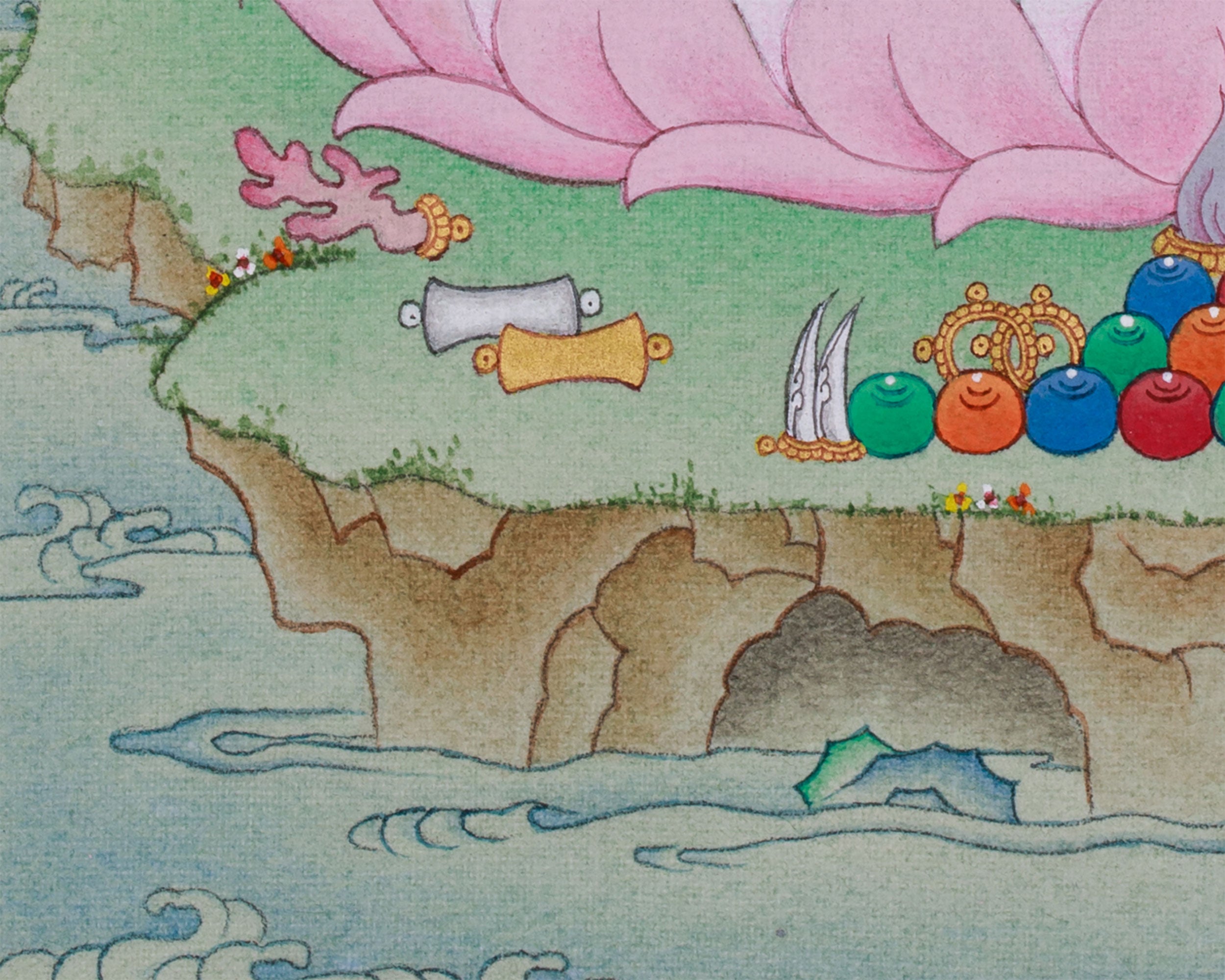 Thangka of Chenresig Buddha | Compassion and Wisdom