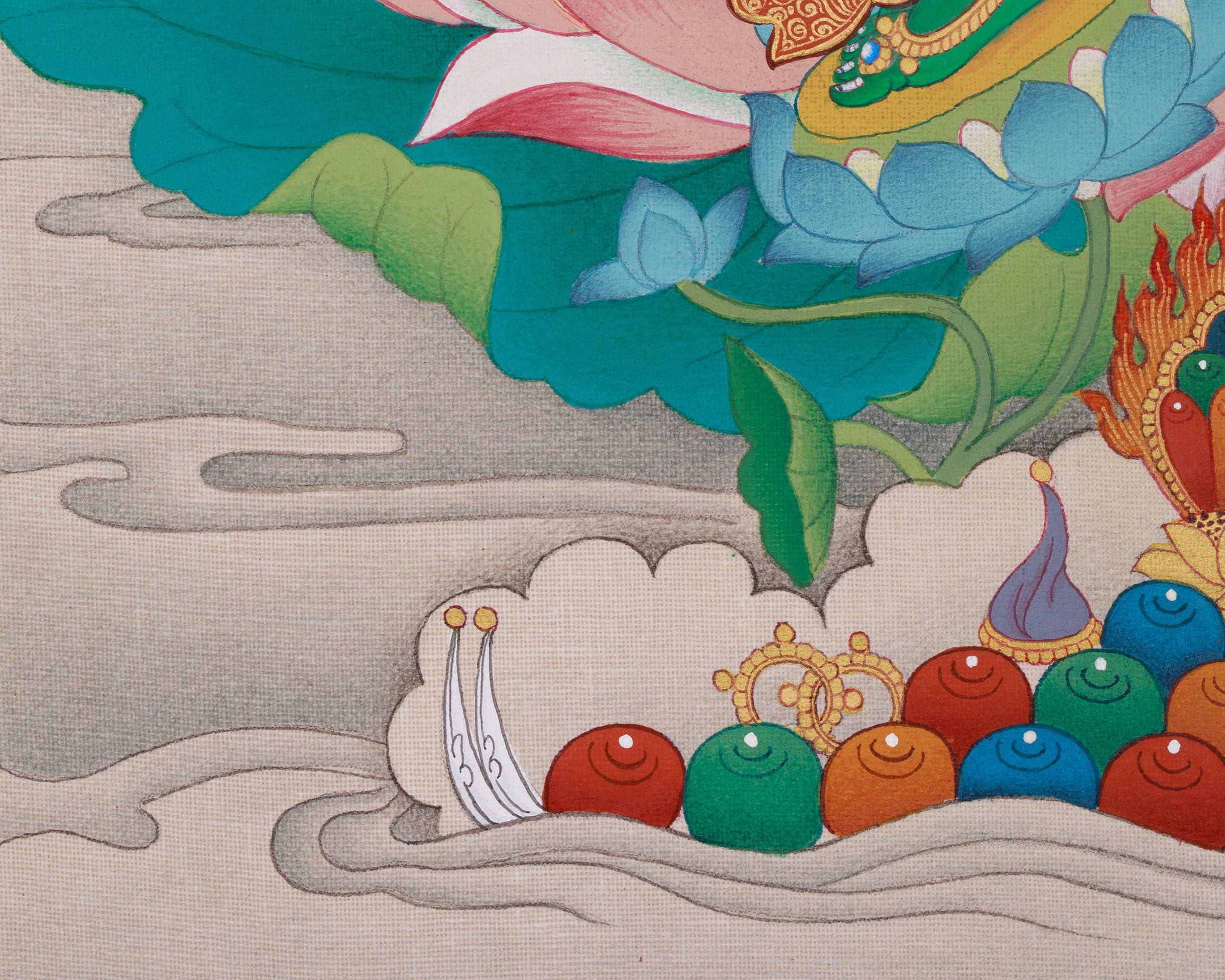 Green Tara Thangka Liberator of Suffering | Symbol of Compassion and Protection