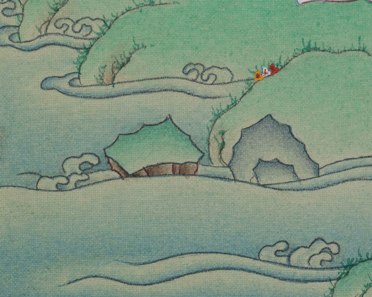 Vajrasattva Traditional Thangka | Sacred Symbol of Purification and Enlightened Wisdom
