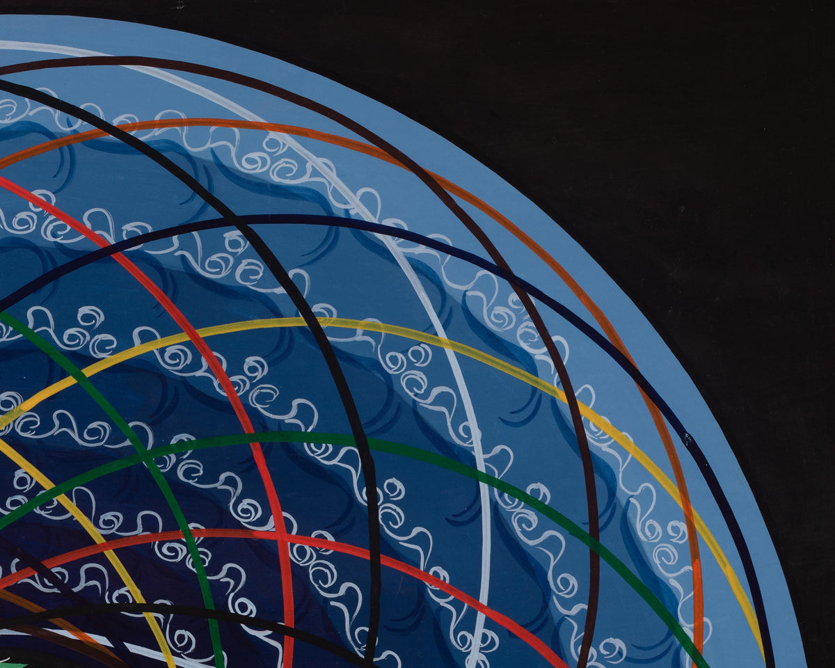 Cosmic Mantra Mandala | A Sacred Representation of Universal Balance and Harmony