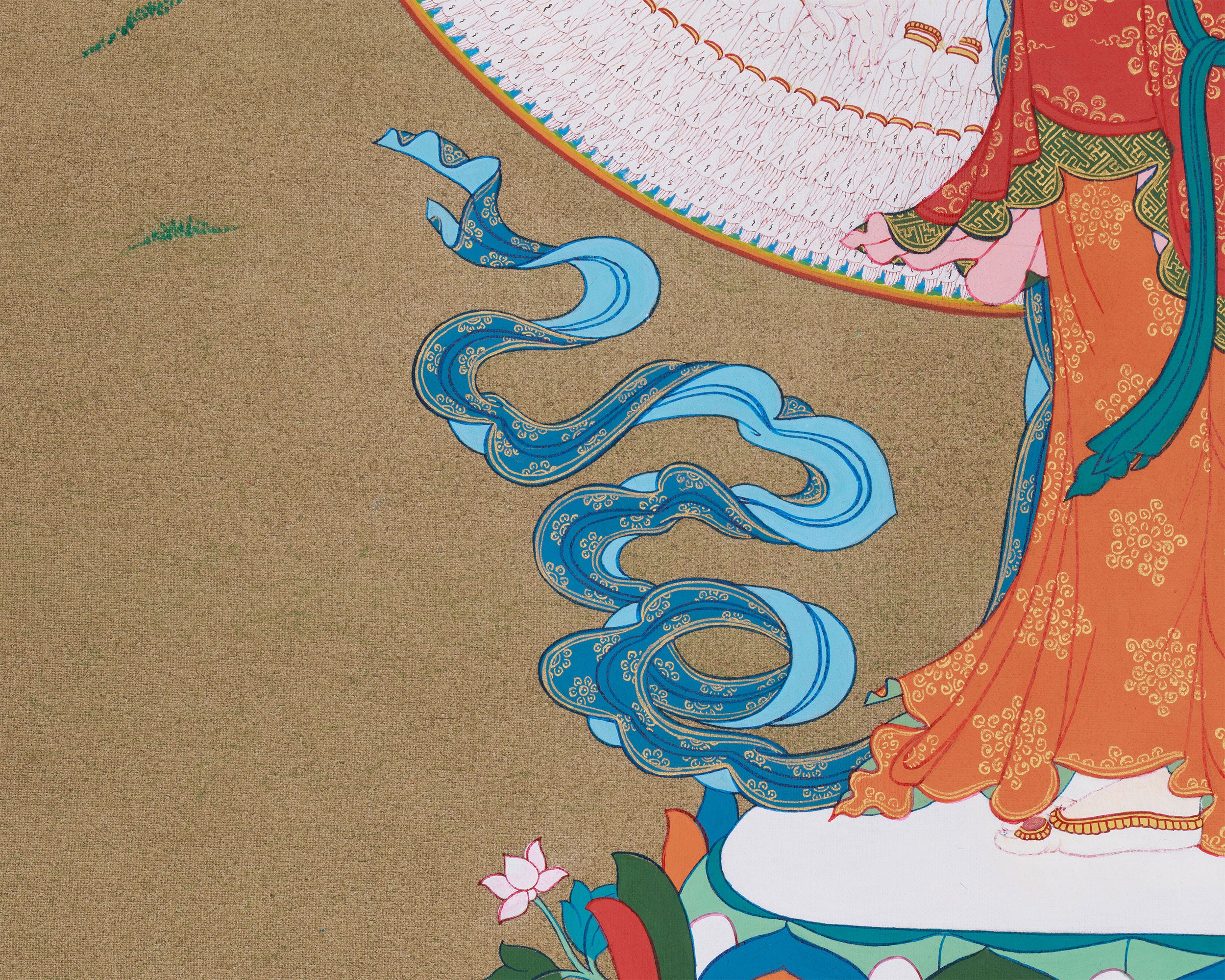 Thousand Arms Chenrezig Thangka | Divine Manifestation of Infinite Compassion