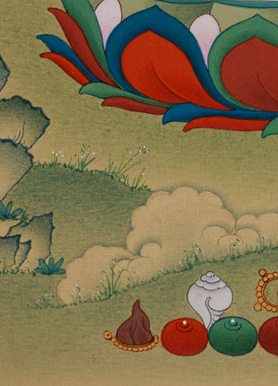 Tibetan Samantabhadra Buddha Thangka | The Supreme Buddha of the Dzogchen Tradition