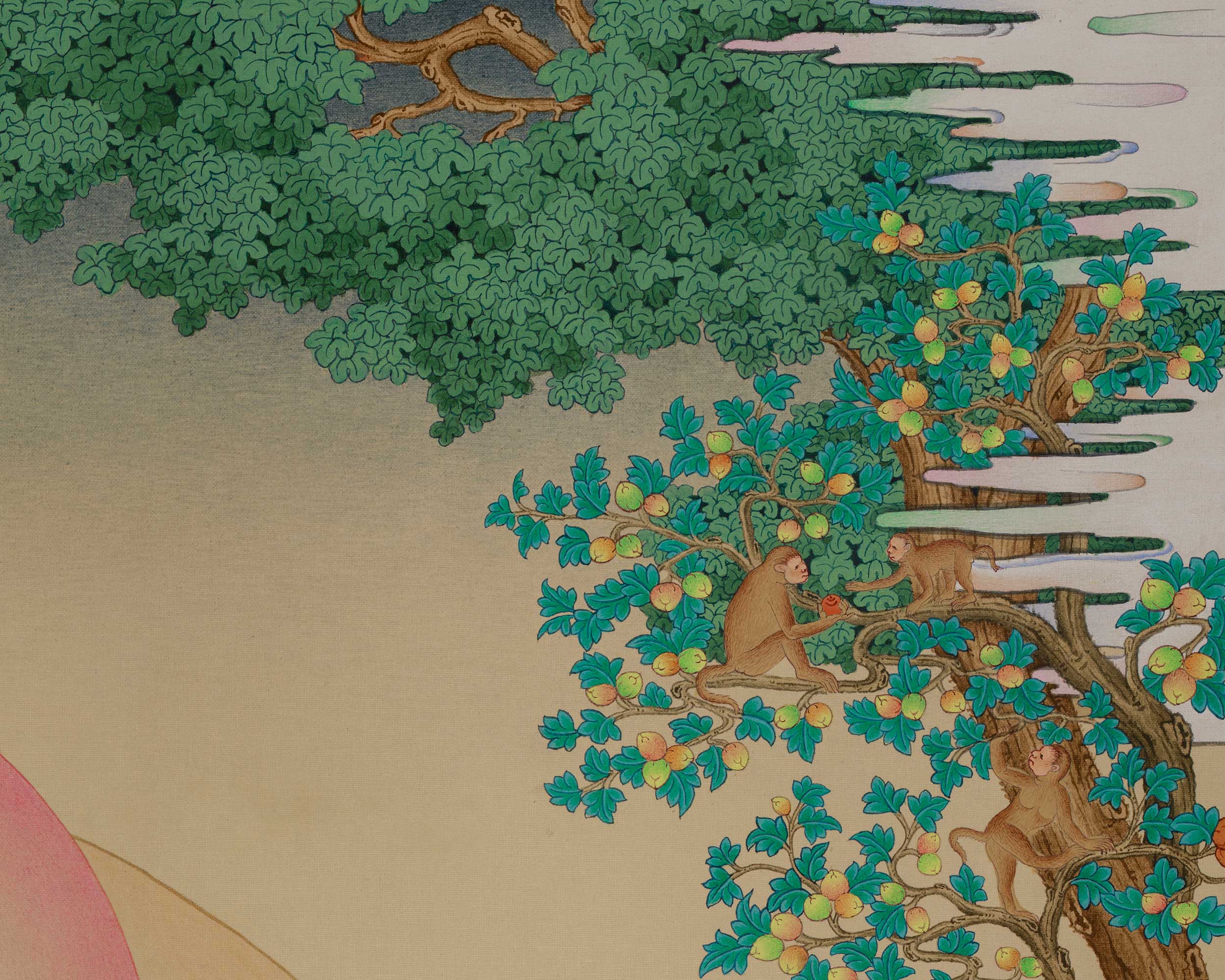 Dzambhala Prosperity Meditation Artwork | Wealth Deity Thangka