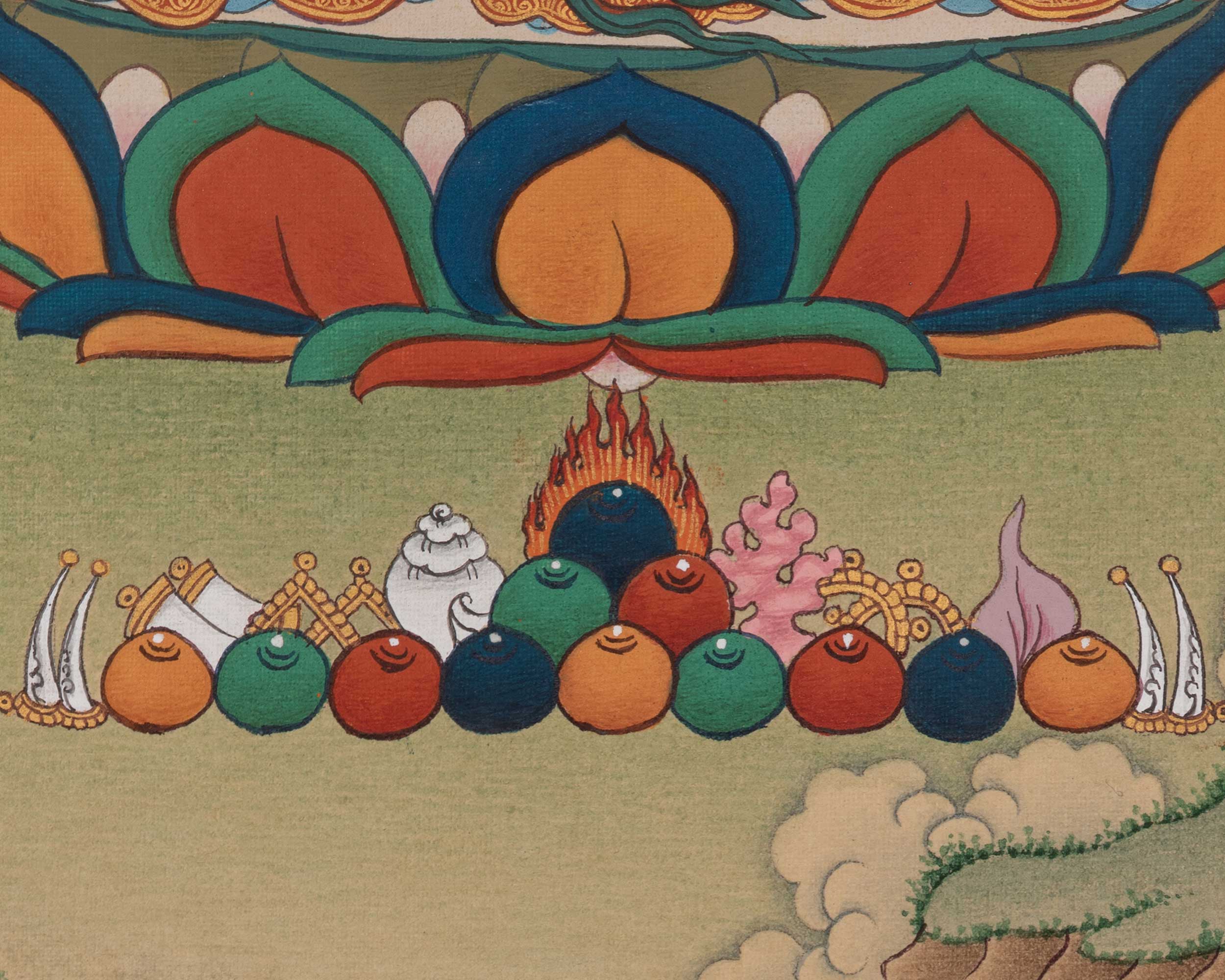 Manjushri Jampalyang Thangka | Embodiment of Wisdom | Vajrayana Buddhism
