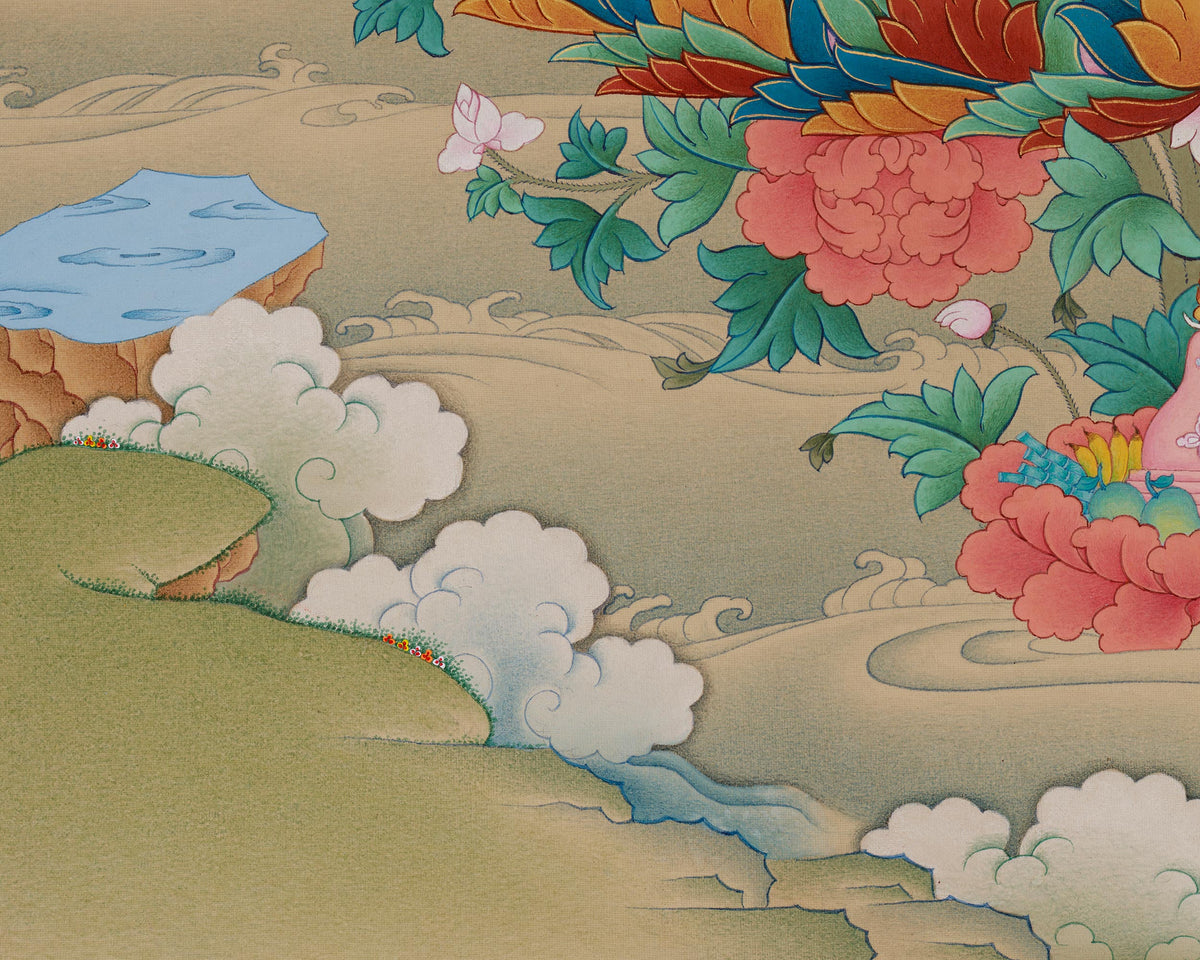 Tibetan Guru Rinpoche Print | Second Buddha | Padmasambhava Art