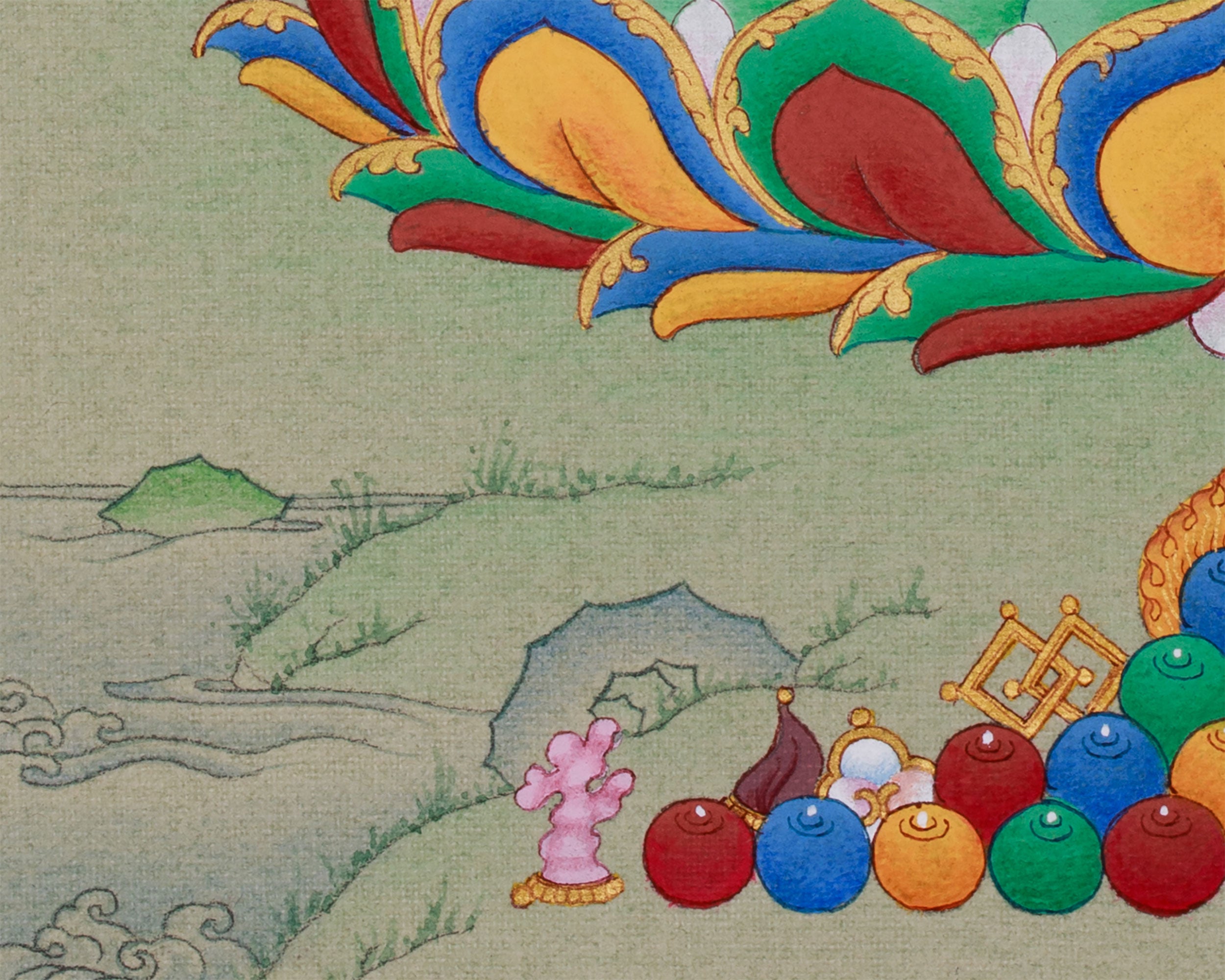 Thangka Painting of Buddha Shakyamuni