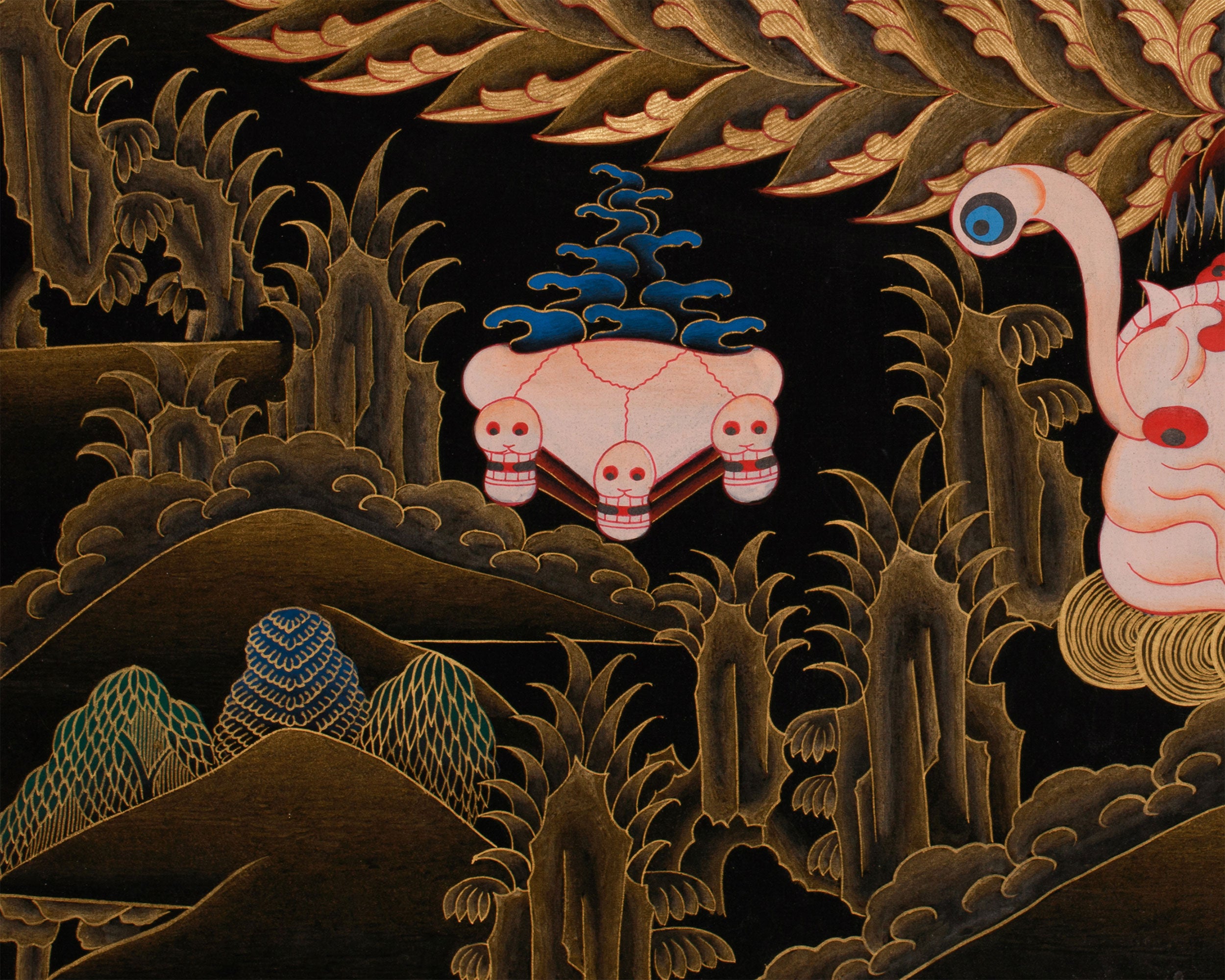 Wrathful Chemchok Heruka with Consort | Deity of Transformation and Liberation