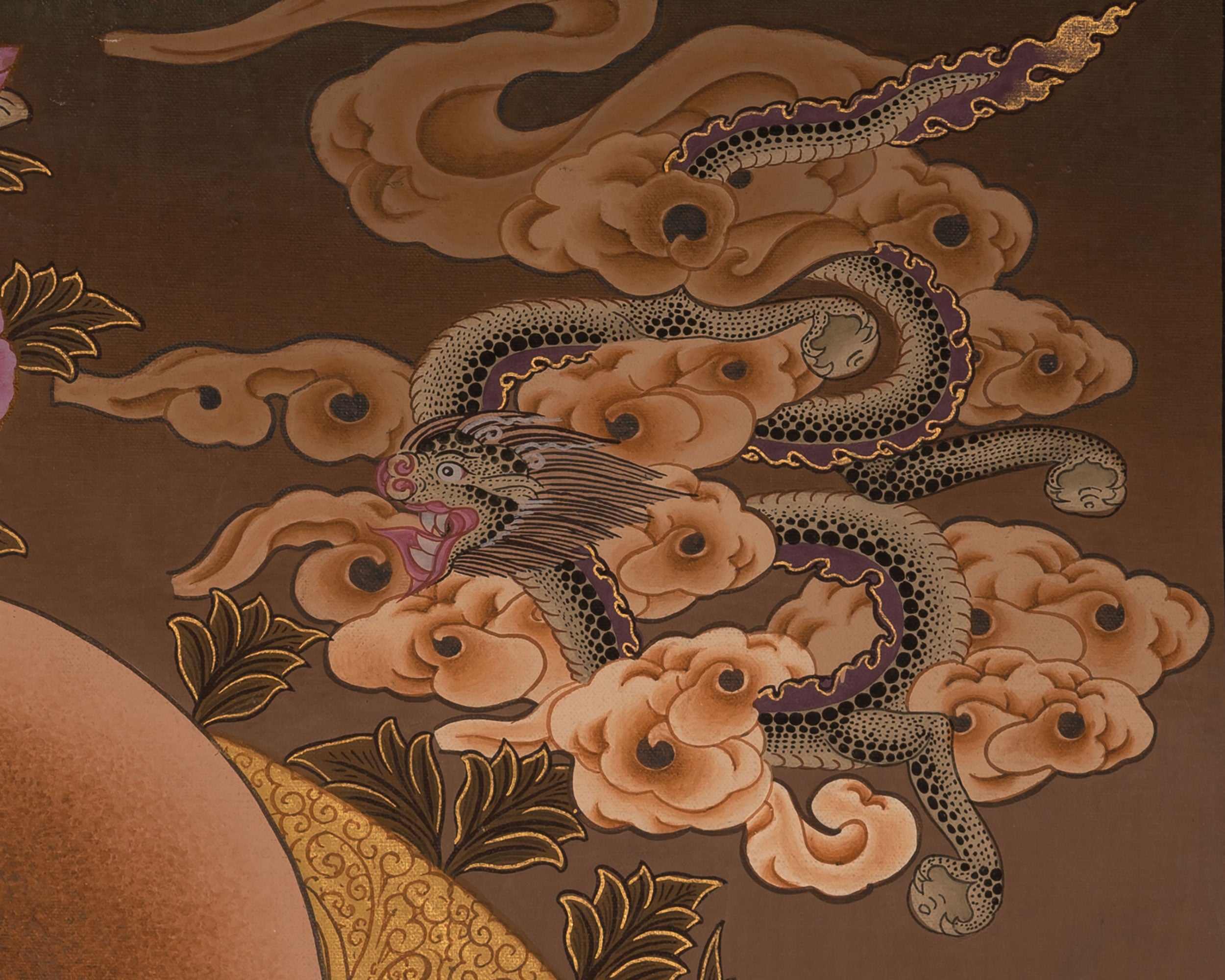 4Armed Chengrezig Thangka | Traditional Buddhist Painting