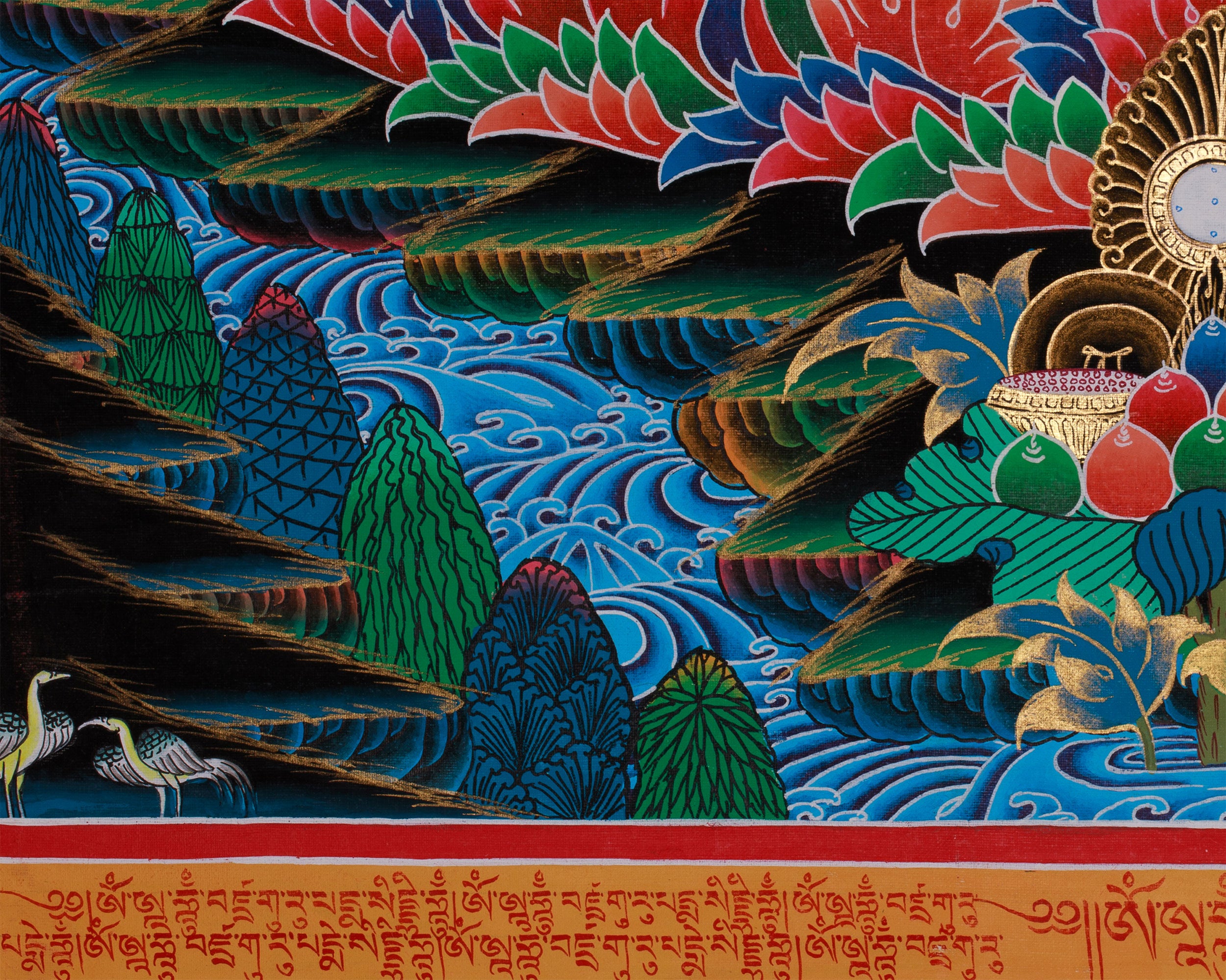 Guru Tsokye Dorje Artwork | Lotus Deity of Vajrayana | Power, Compassion and Wisdom
