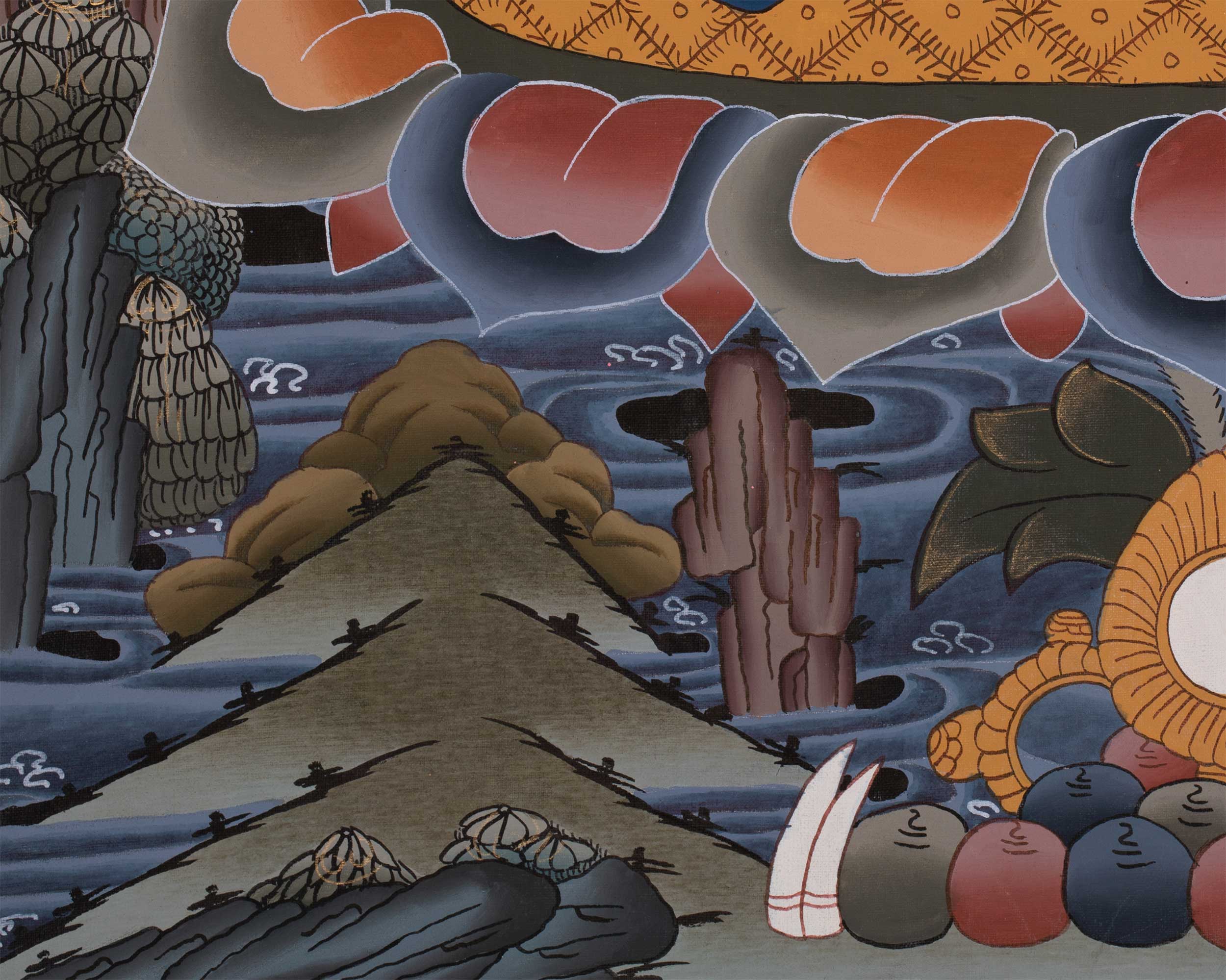 Tibetan Bodhisattva Vajrapani | Symbol of Strength, Protection, and Spiritual Power