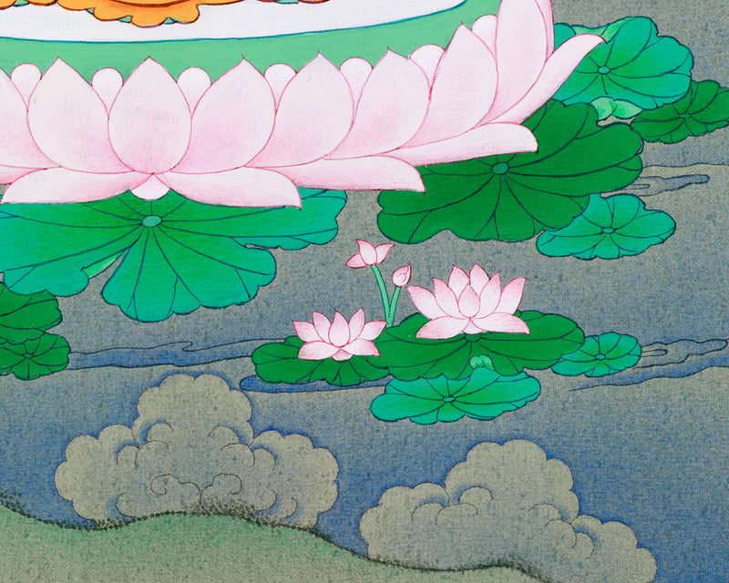 Small Shakyamuni Buddha Thangka | The Enlightened One