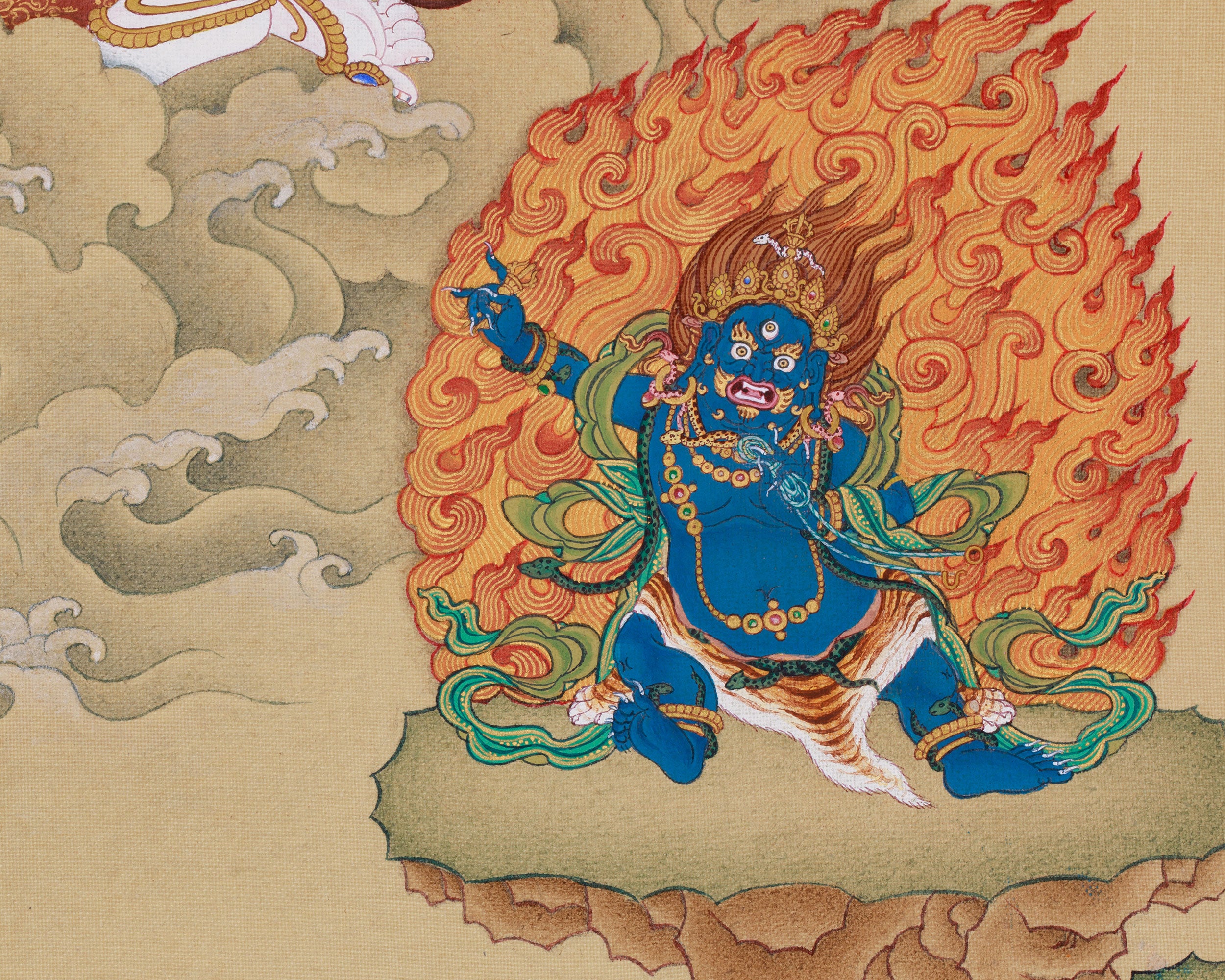 Chenrezig With Manjushri & Vajrapani | A Triad of Enlightened Energy