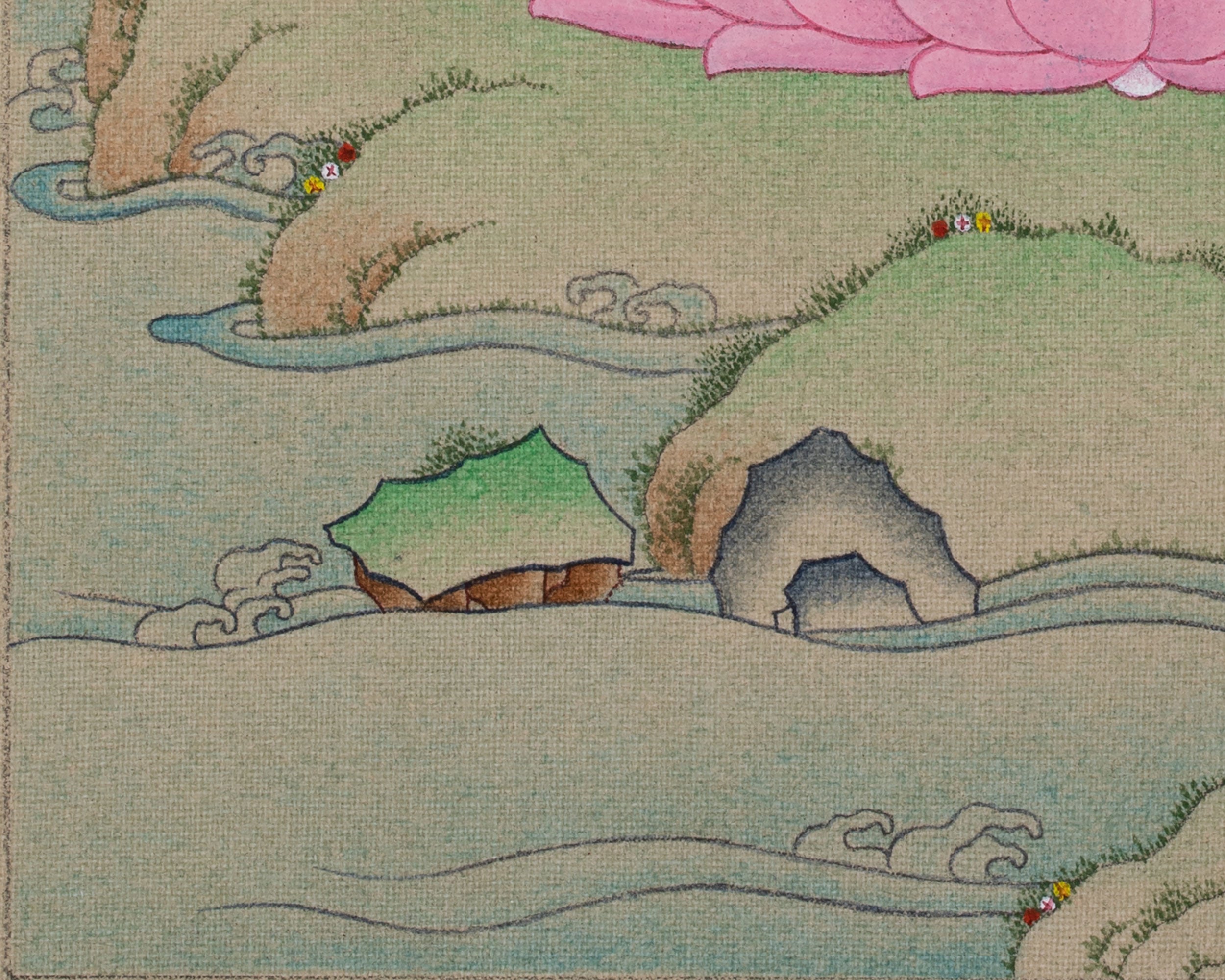Vajrasattva, Deity of Purification  | Thangka for Spiritual Transformation