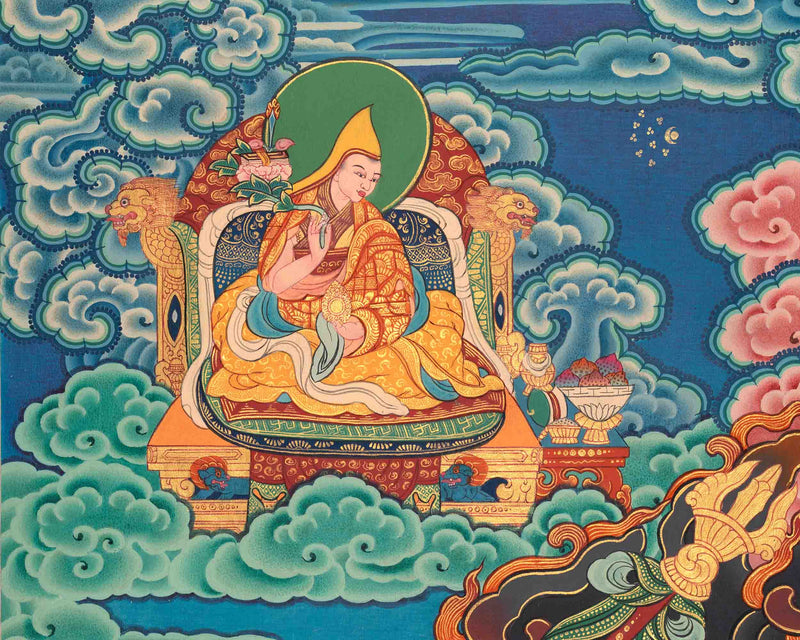Palden Lhamo Thangka Print | Invoking the Power of the Goddess | Wall Decoration