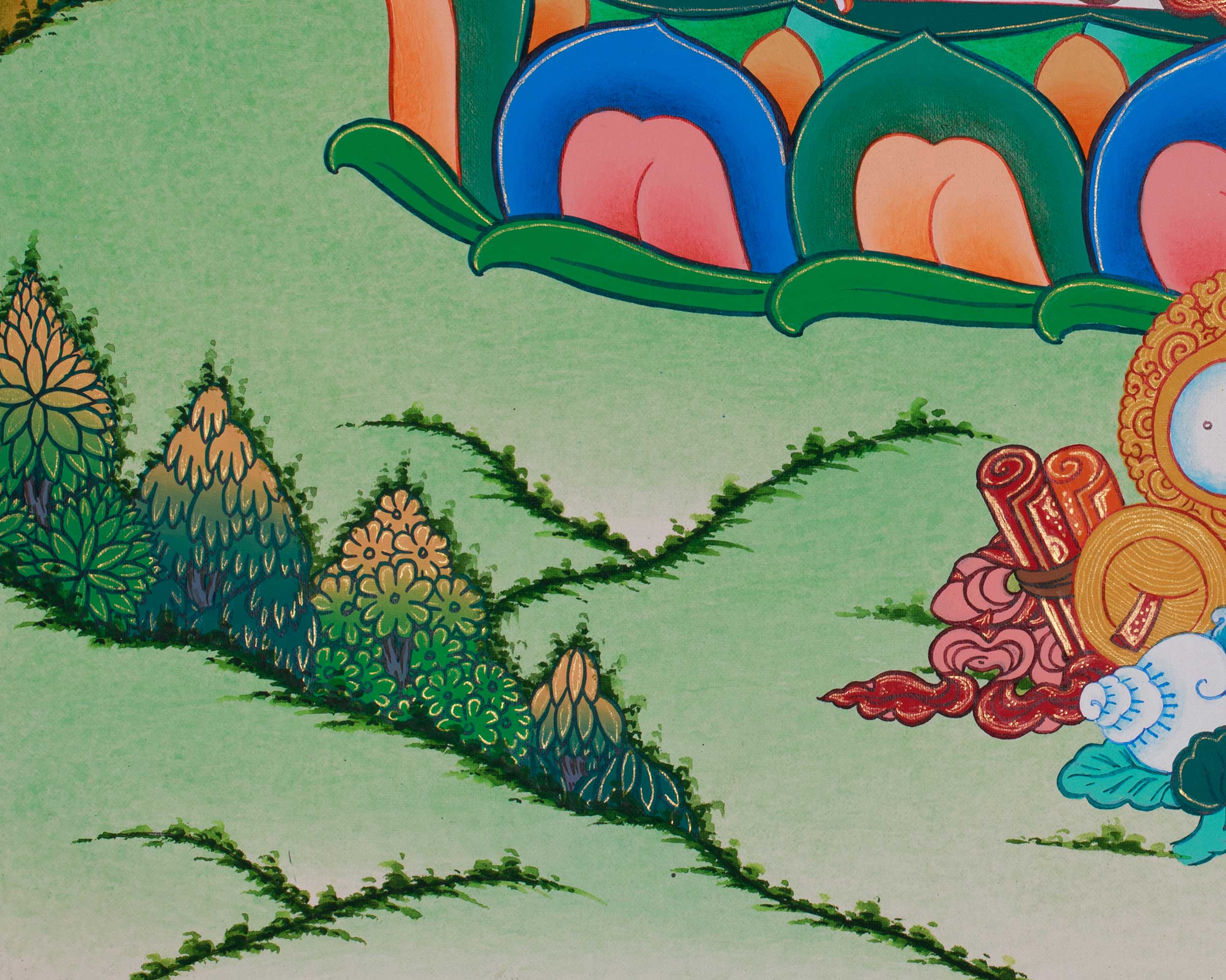 Original Thangka of Gautama Buddha | The Buddha of Enlightenment