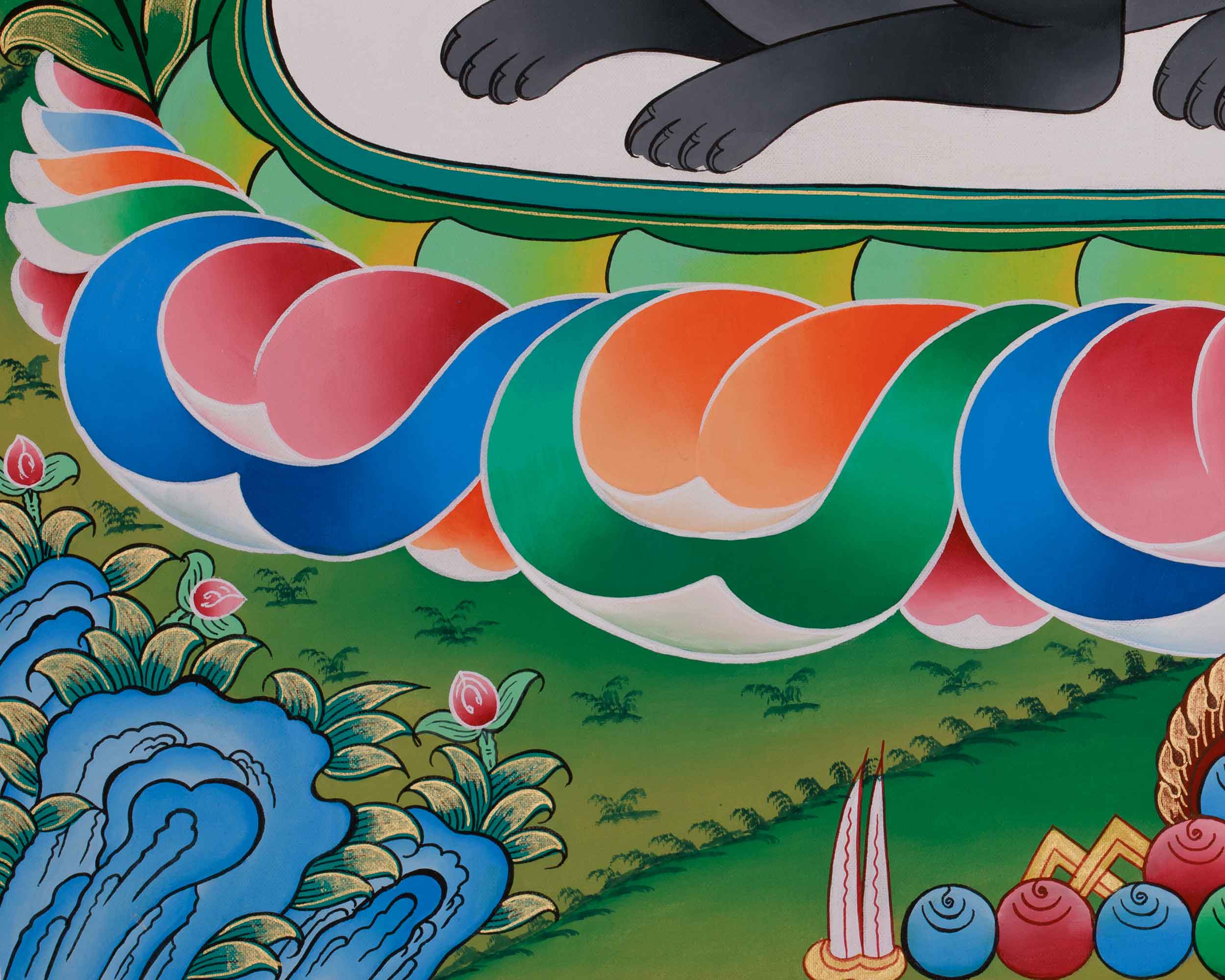 Divine Thangka Of Ganesh | The Remover of Obstacles | Spiritual Blessings