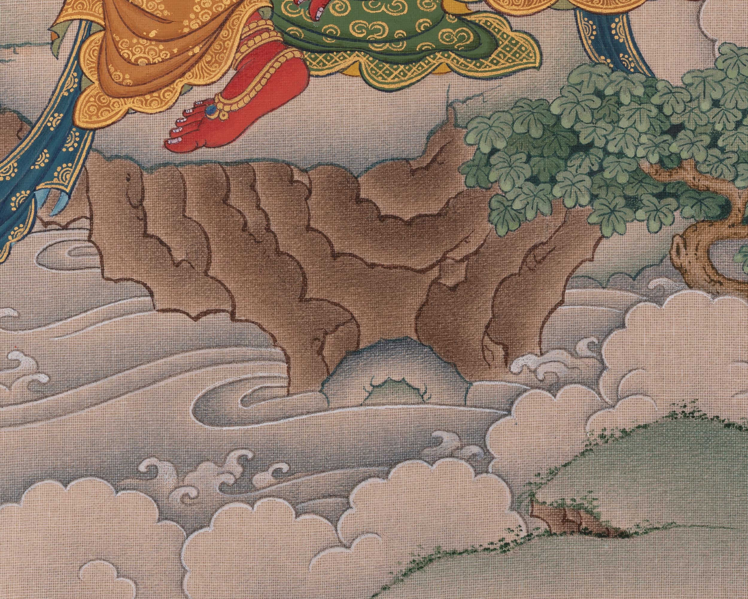 Red Tara Buddhist Art | Embodies The Power of Magnetization, and Transformation