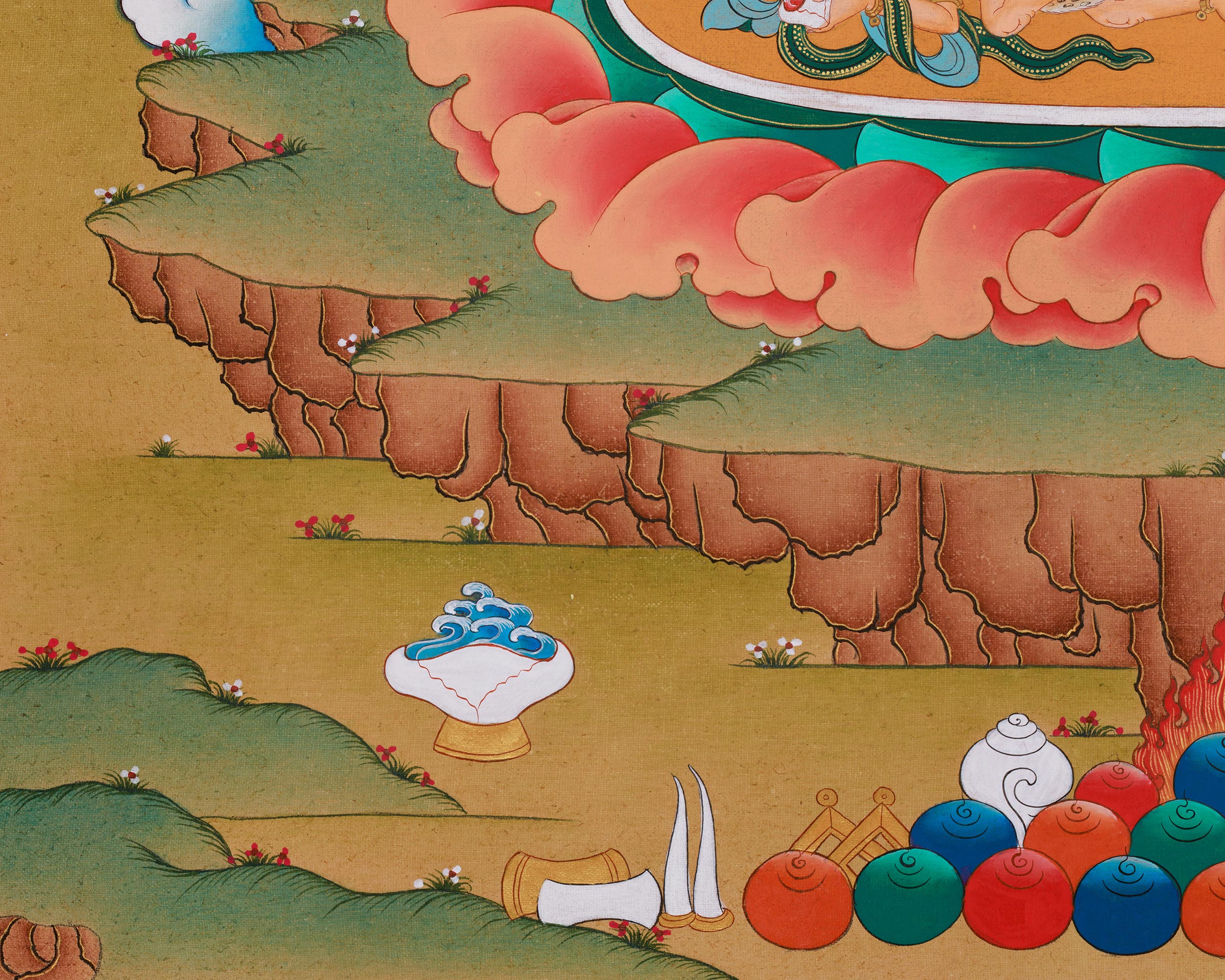 Vajrakilaya Print | Yidam (Meditational Deity) | Giclee Canvas Print