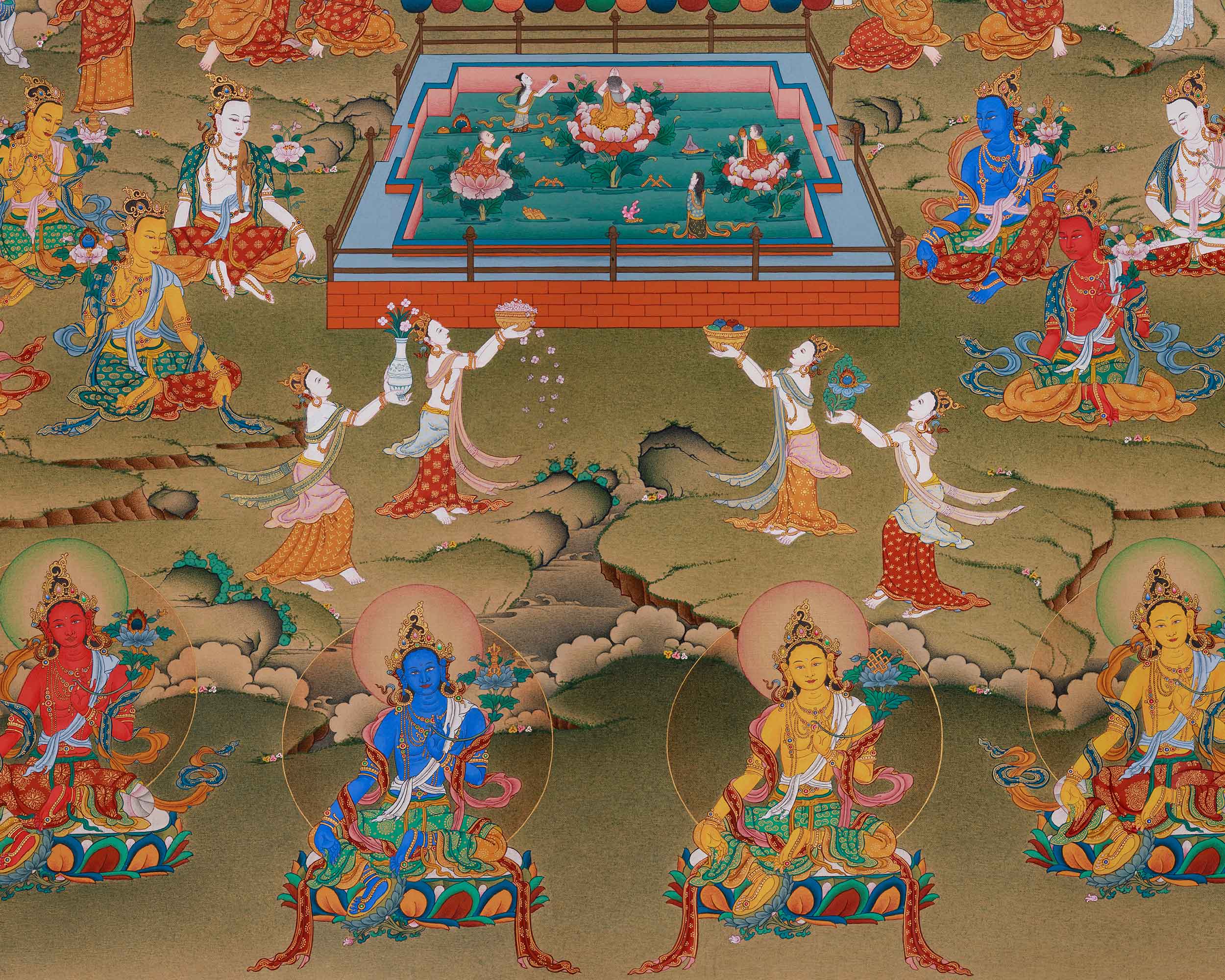 21 Tara Thangka | A Sacred Depiction of Tara's Blessings and Spiritual Power