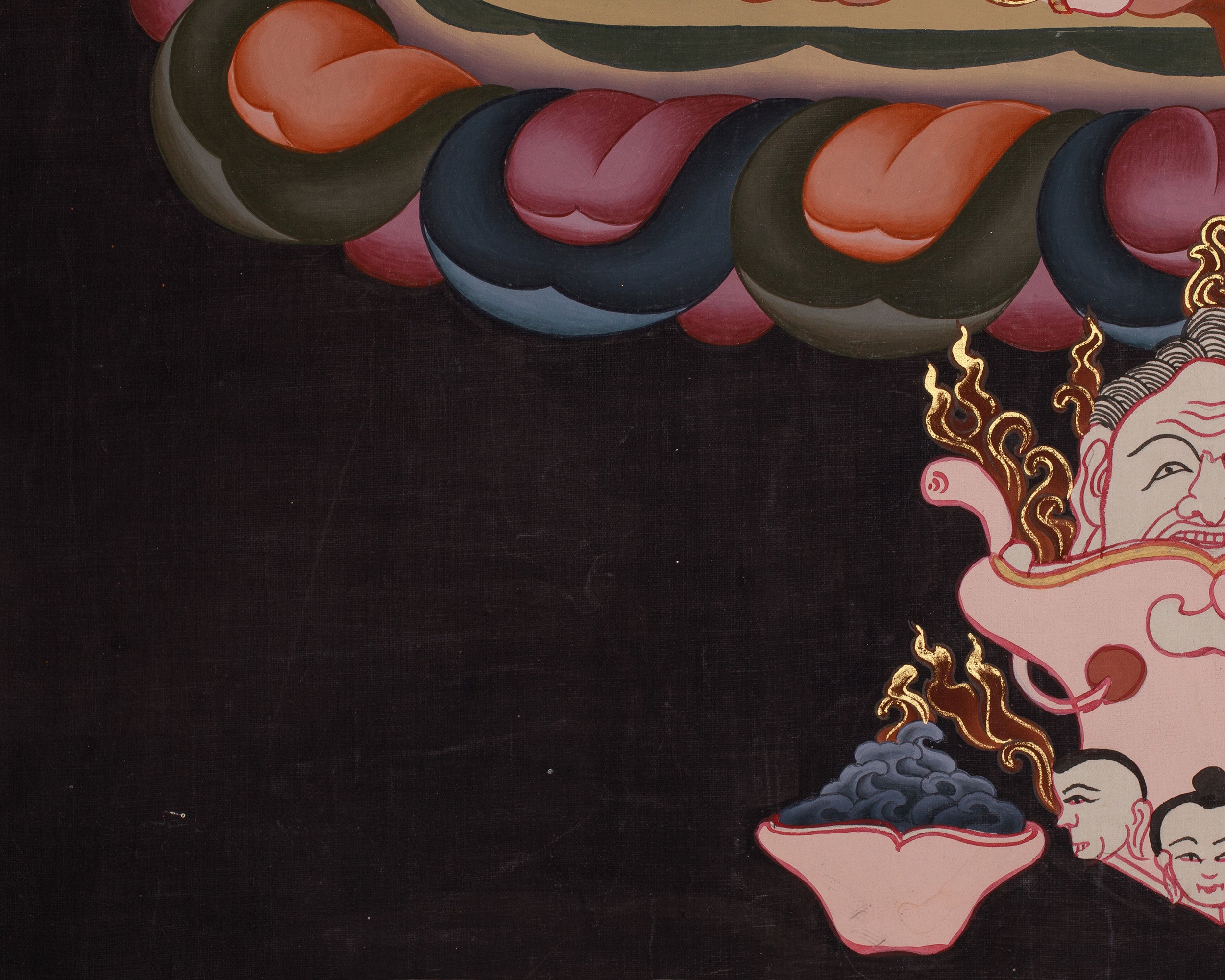 6 Armed Mahakala Painting | Protector of the Dharma | Dharmapala Art
