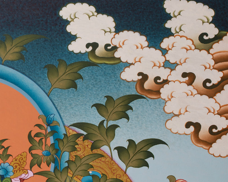 Religious Green Tara Thangka Painting | Mother of Liberation and Compassion