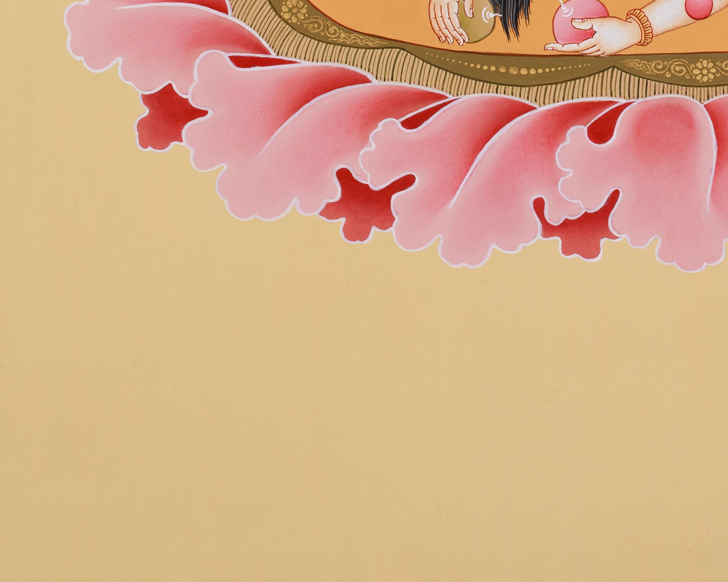 Black Kubera, Dzambhala Thangka | The Tibetan Buddhist God of Wealth