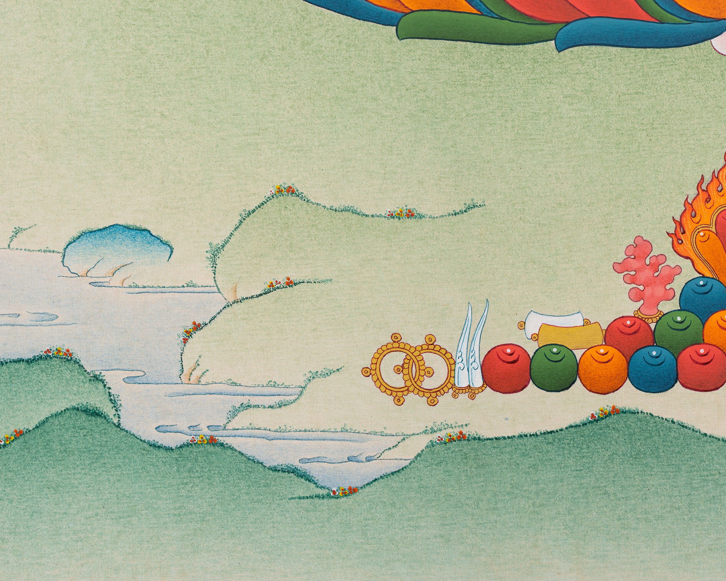 Longchenpa Canvas Print | Tibetan Buddhist Master of Dzogchen