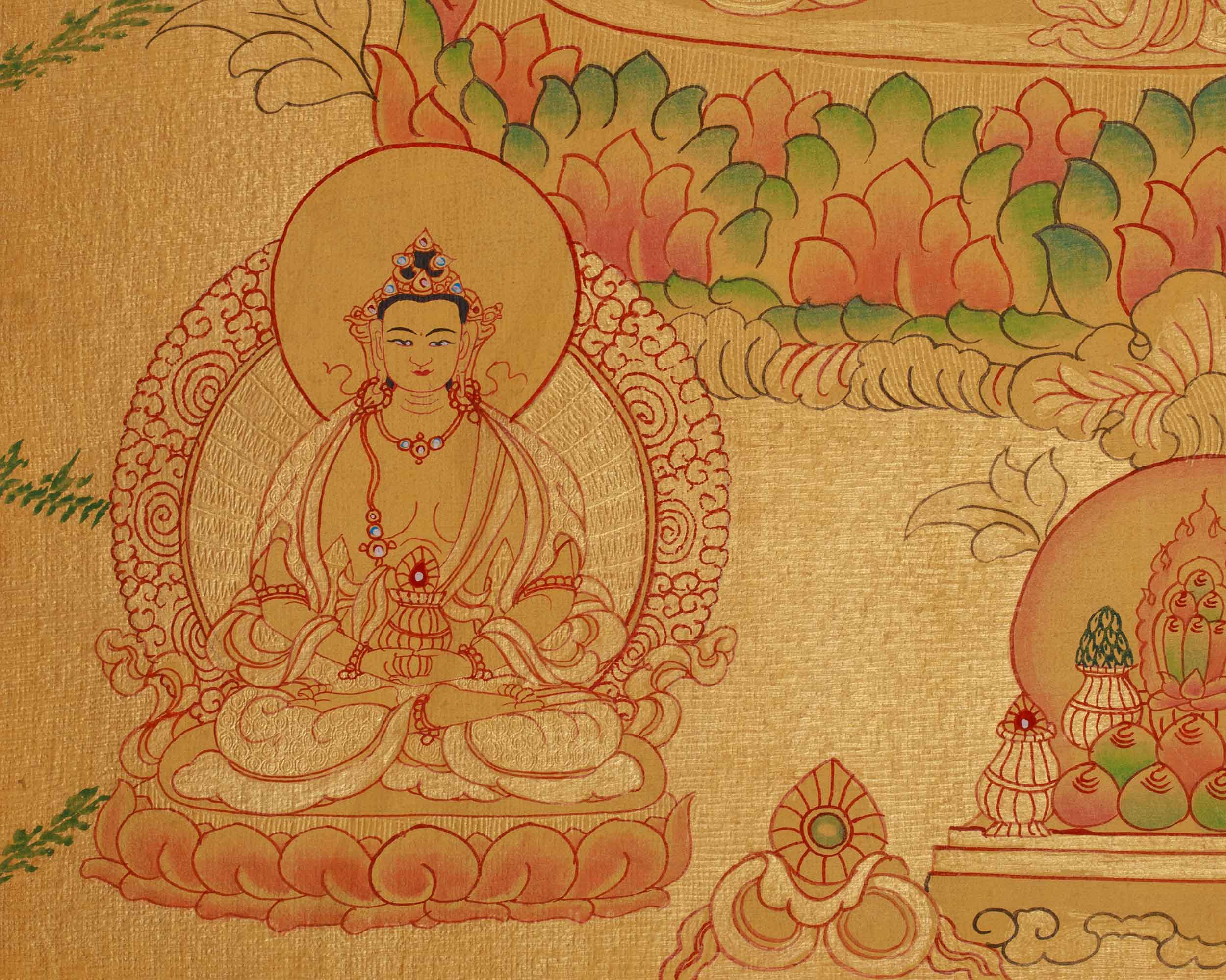Handmade White Tara Thangka | Bodhisattva of Compassion and Lifelong Wellness