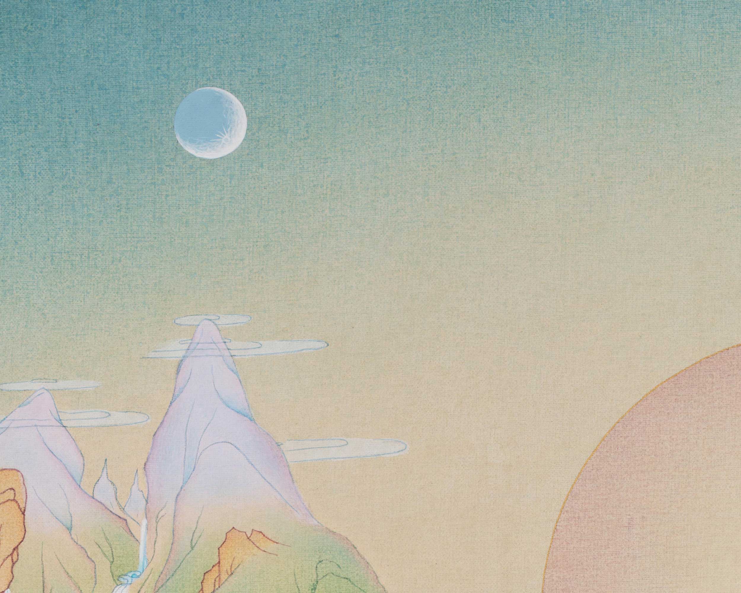 Buddhist Arya Tara Thangka Print | Green Tara Artwork | Goddess of Compassion