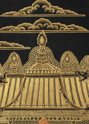 Guardian King Namtoshe Canvas Print | Protector of the North and Spiritual Wealth