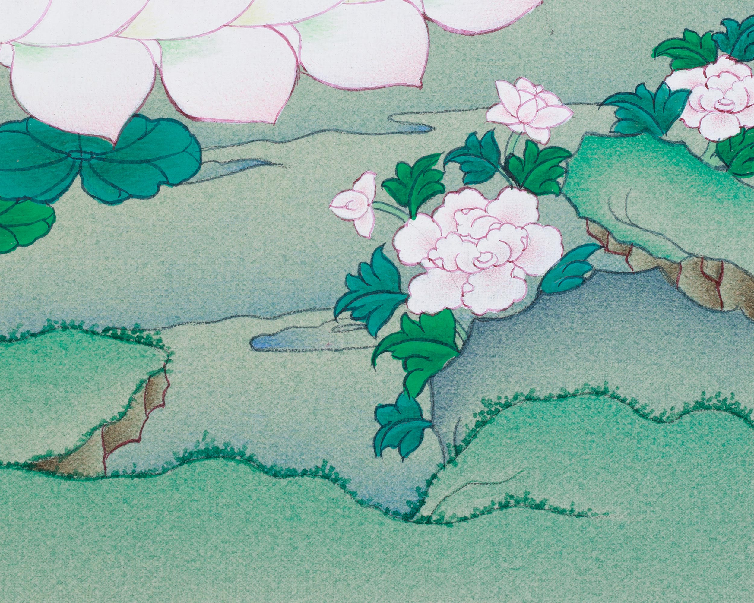 Tibetan Bodhisattva Chenrezig Painting | The Compassionate Protector of All Beings