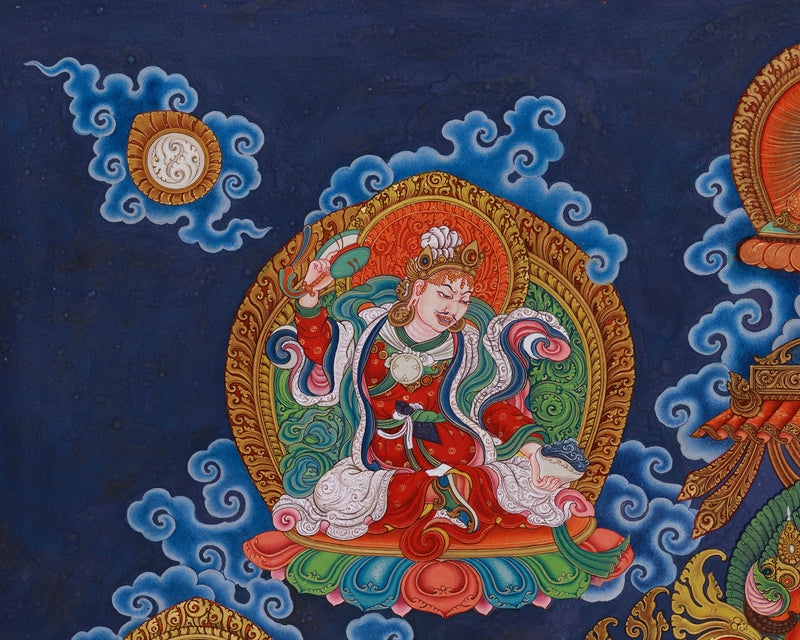 Guru Rinpoche Thangka Print | Eight Manifestations of Padmasambhava