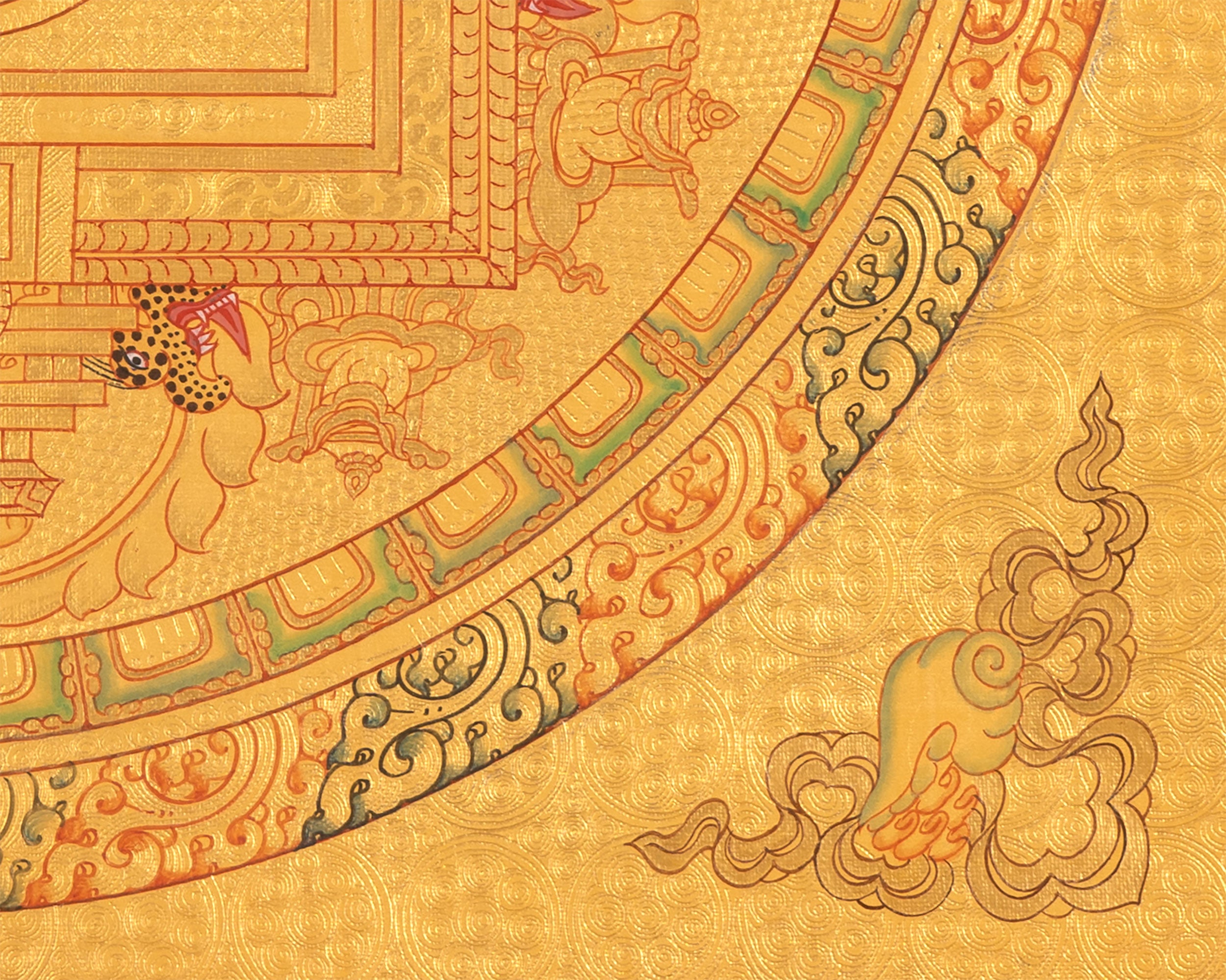Samanthabhadra Buddha Shakti Mandala | Hand-Painted Tibetan Thangka