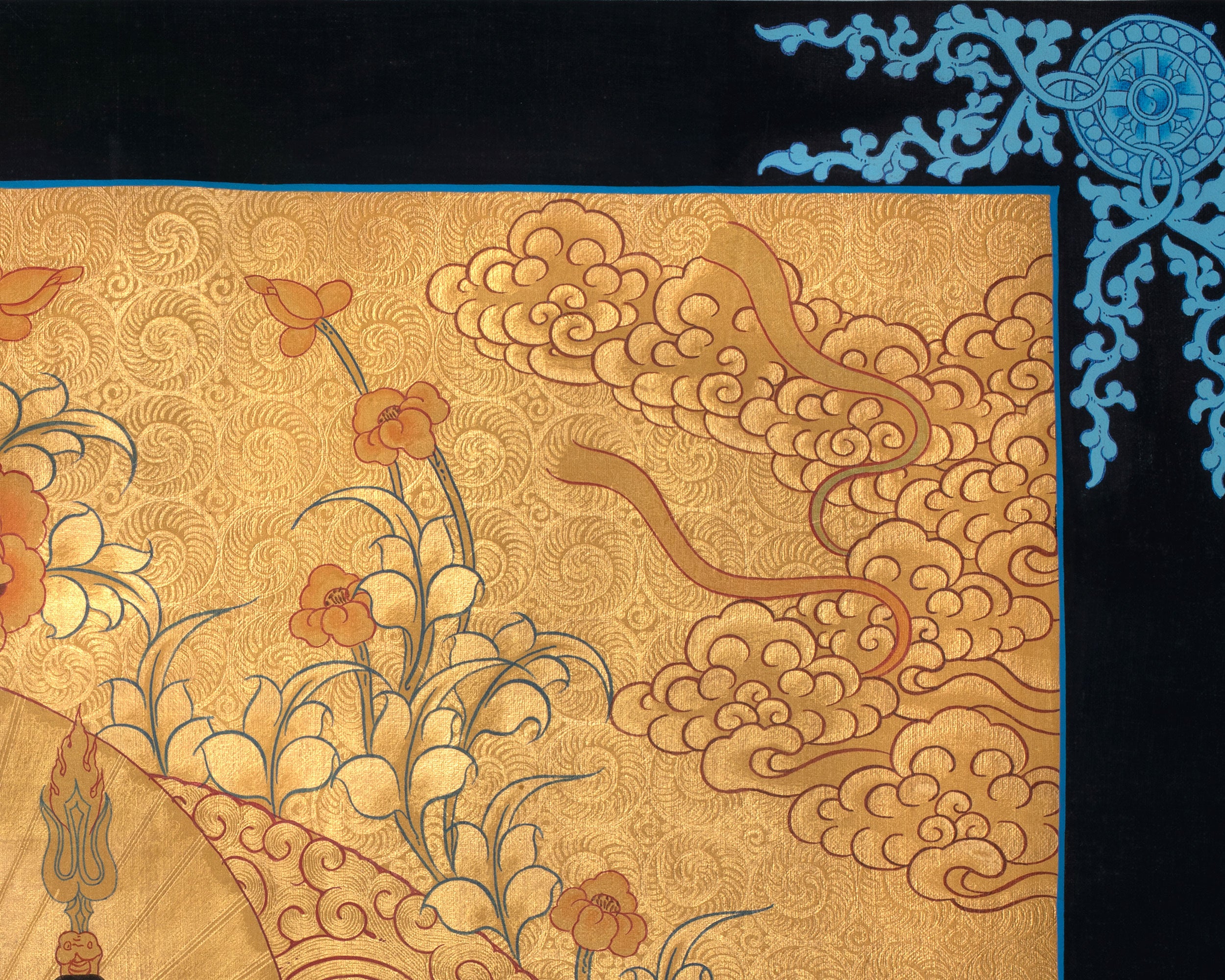 The Second Buddha, Guru Rinpoche | Hand-Painted Padmasambhava Thangka