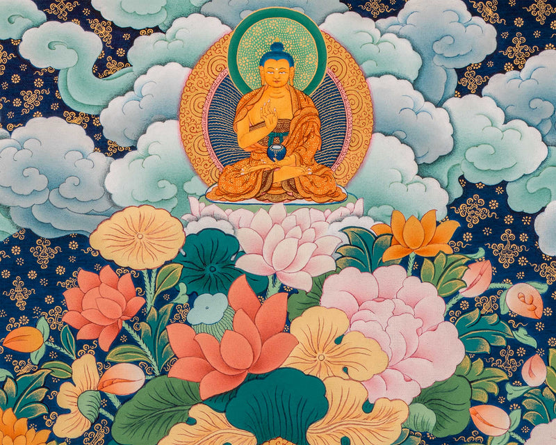 Thousand-Armed Chenresig Thangka Print | Bodhisattva of Compassion | Artwork Of Avalokiteshvara