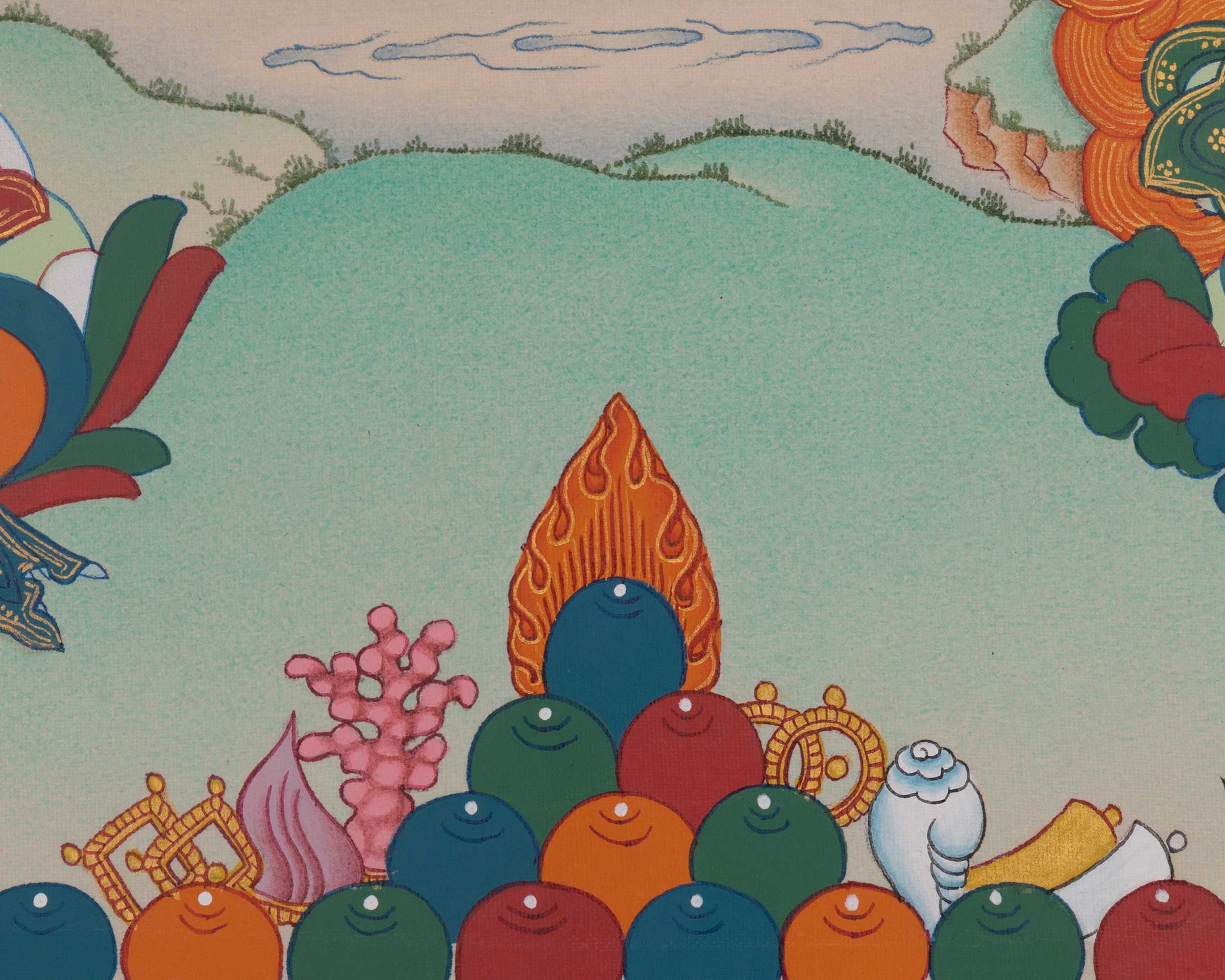 1000 Armed Chenrezig Buddhist Art | Compassion Buddha | Bodhisattva Deity