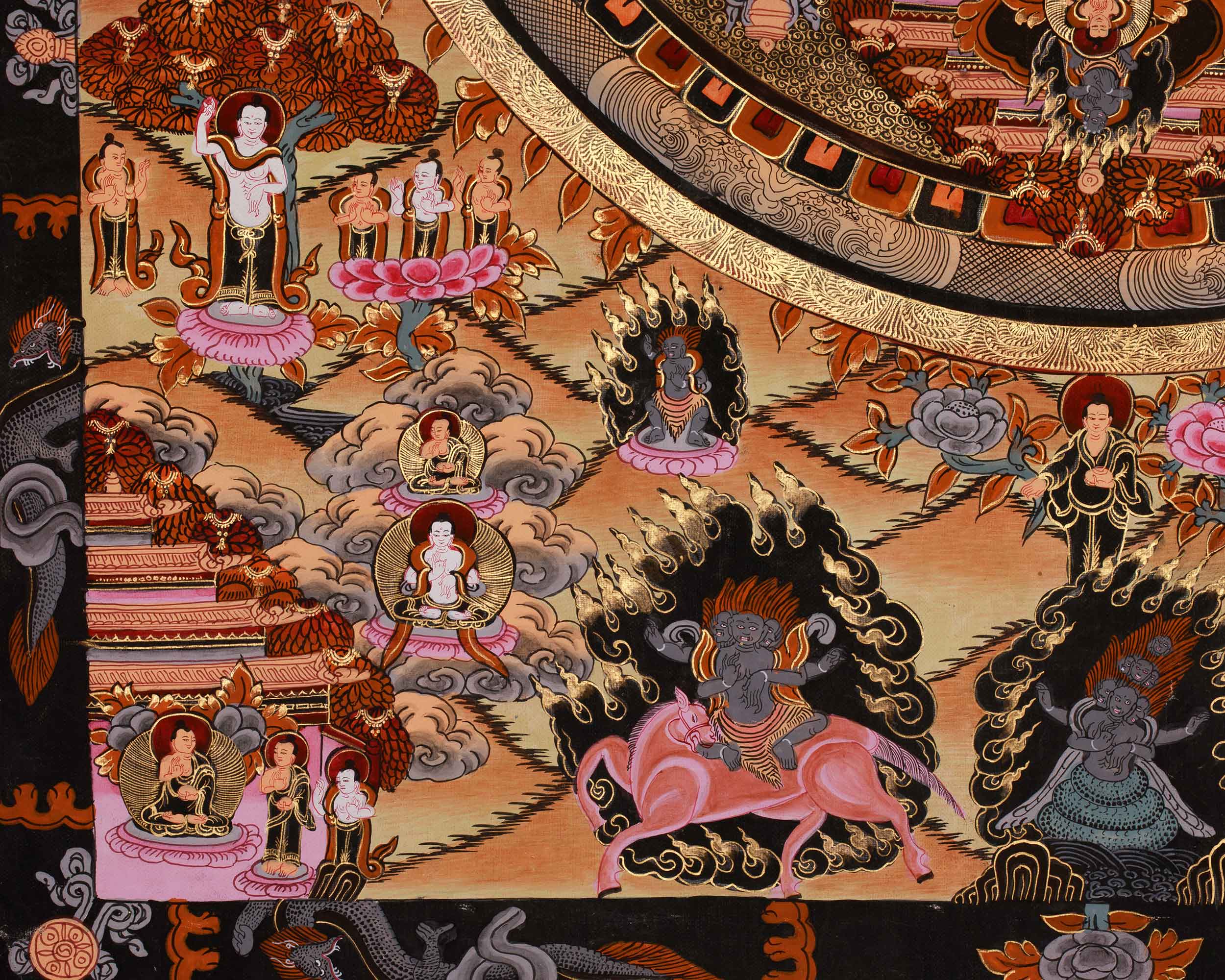 Mayadevi Mandala Painting | The Mother of the Buddha