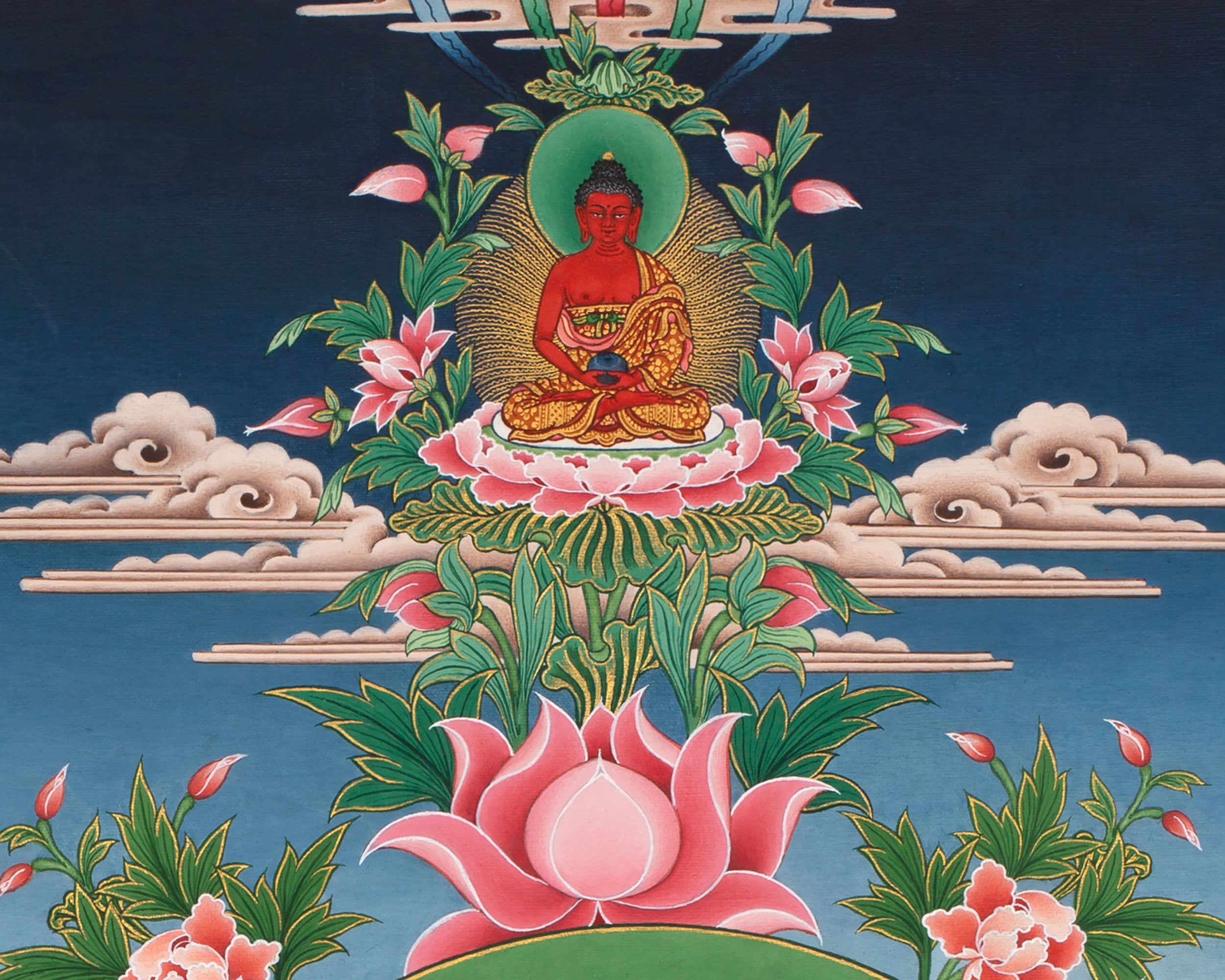 Arya Bodhisattva Manjushri Thangka | Eri Artistry
