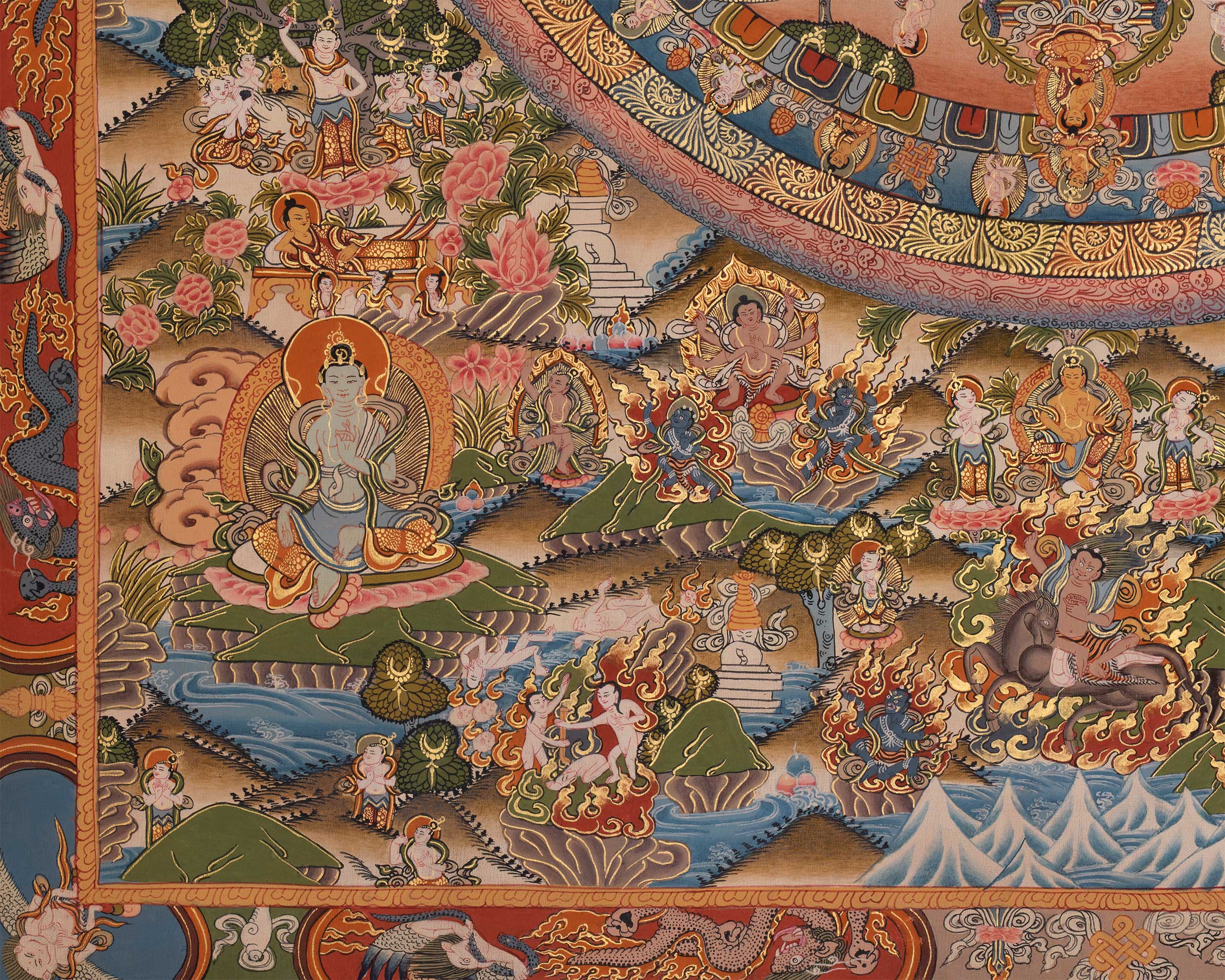Sacred Buddha Mandala Thangka | A Powerful Symbol of Enlightenment and Peace