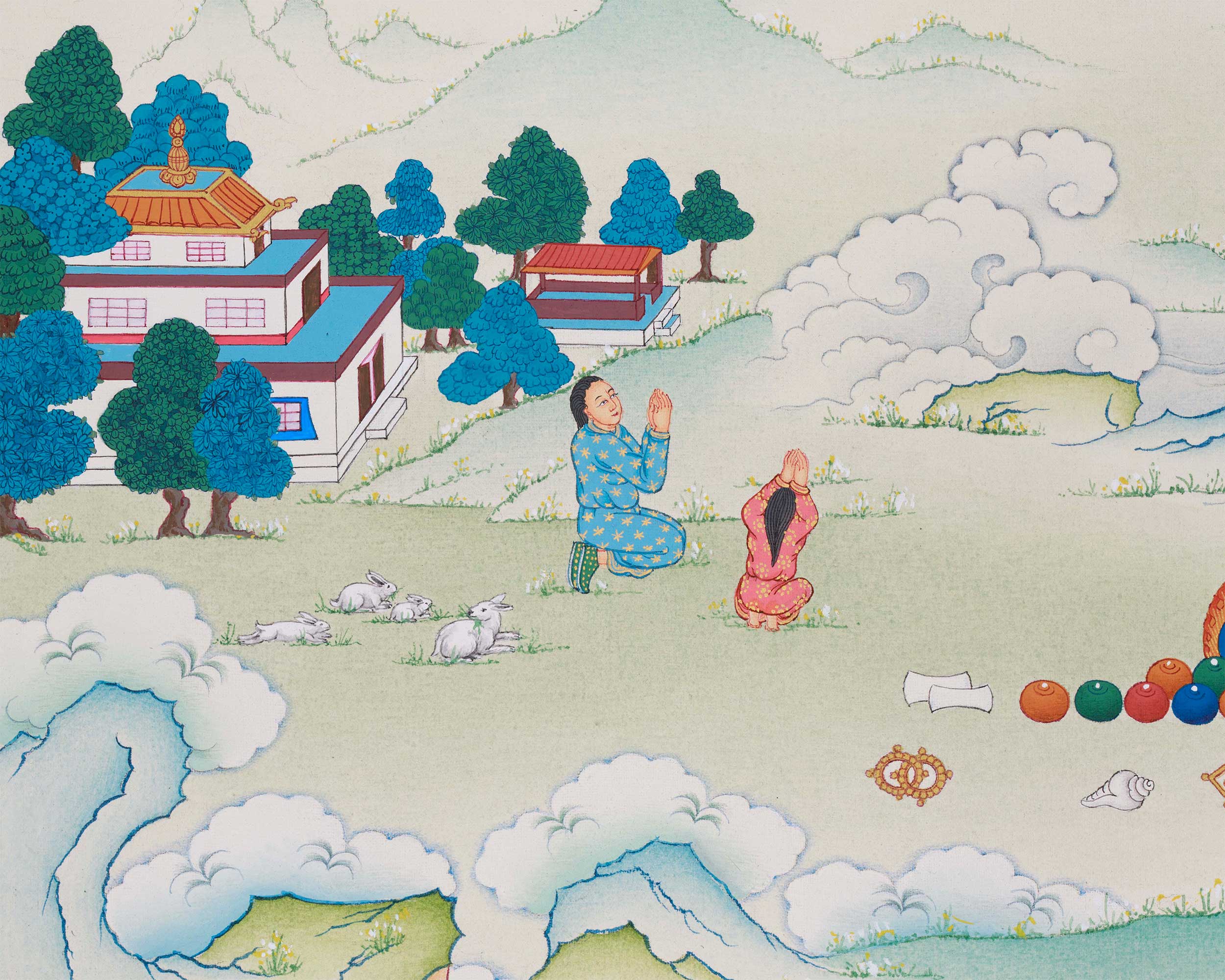 Buddhism Shyama Tara | A Rare Thangka of the Goddess of Protection and Compassion