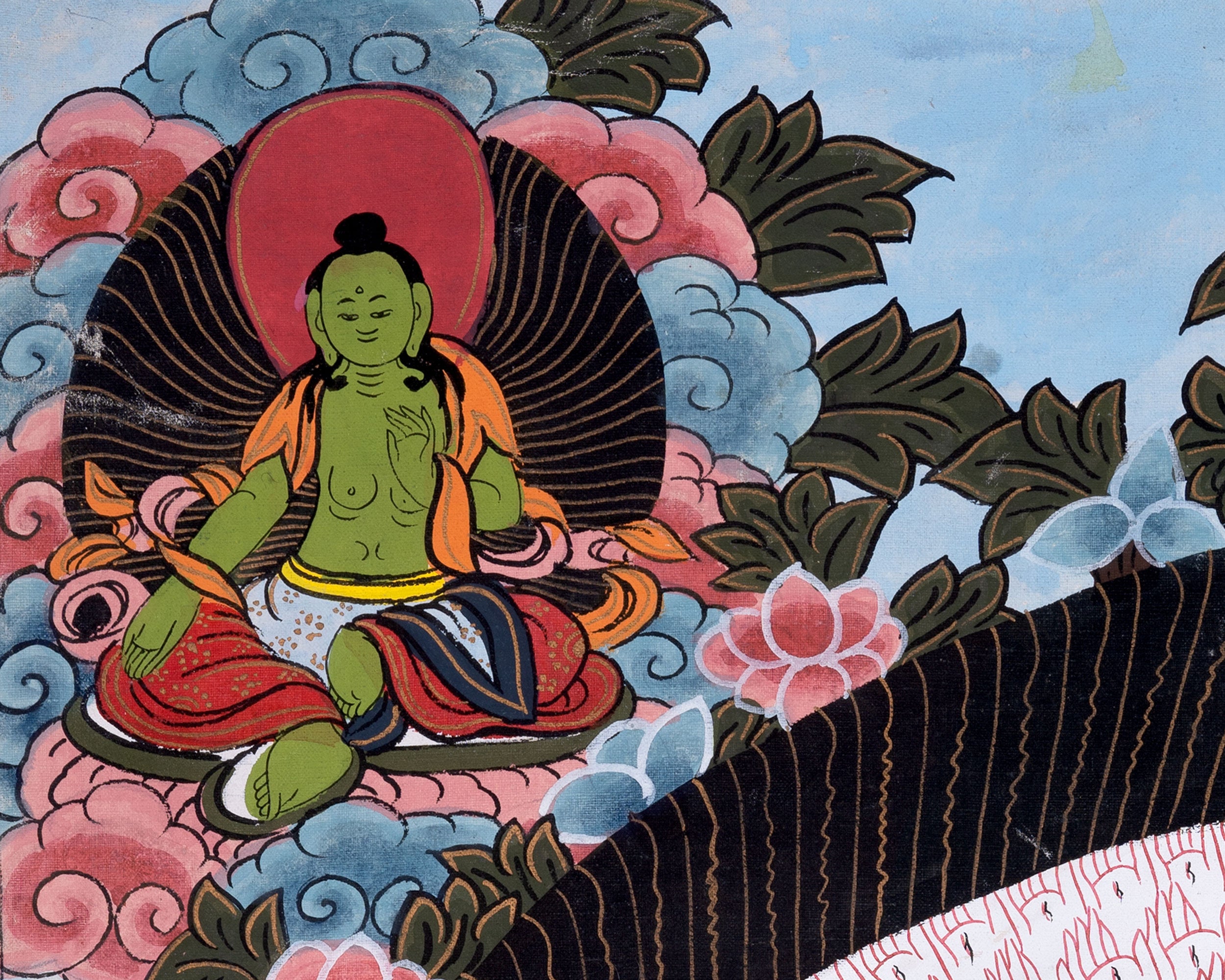 1000 Armed Avalokiteshvara | Traditional Tibetan Thangka | Wall Decors