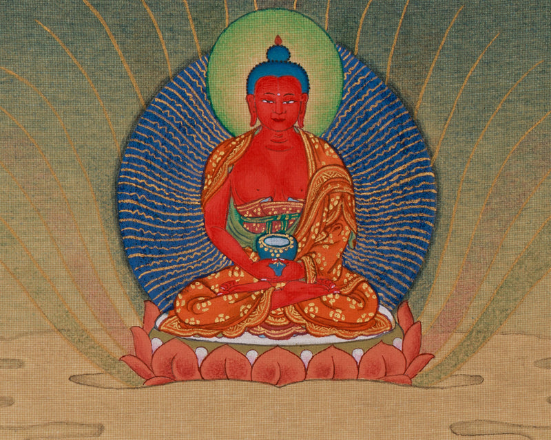 Awaken Protection - Bodhisattva Green Tara | Lhasa Stone Colors