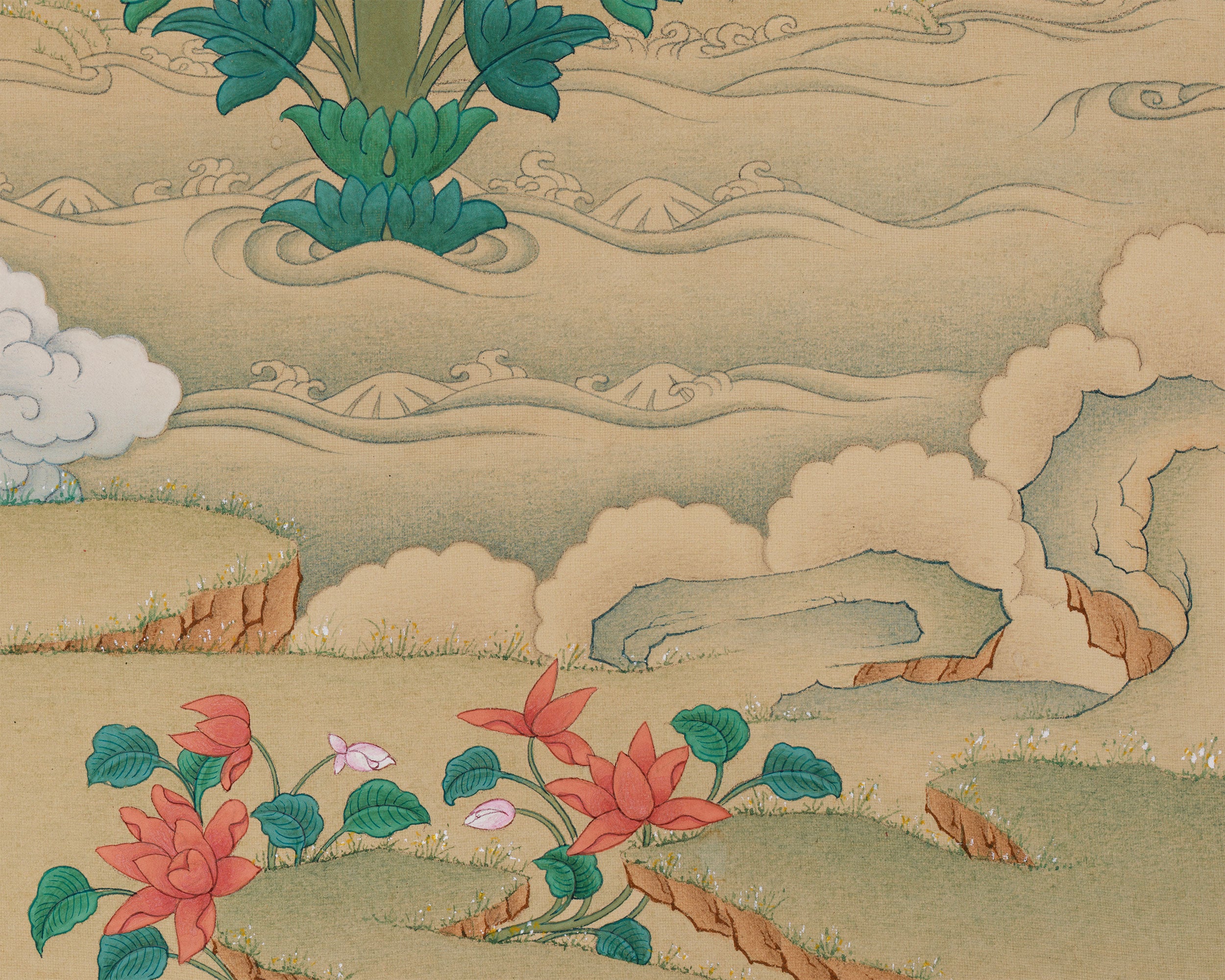 Divine Long Life Bodhisattvas | Tibetan Trinity of Healing, Protection, and Purification
