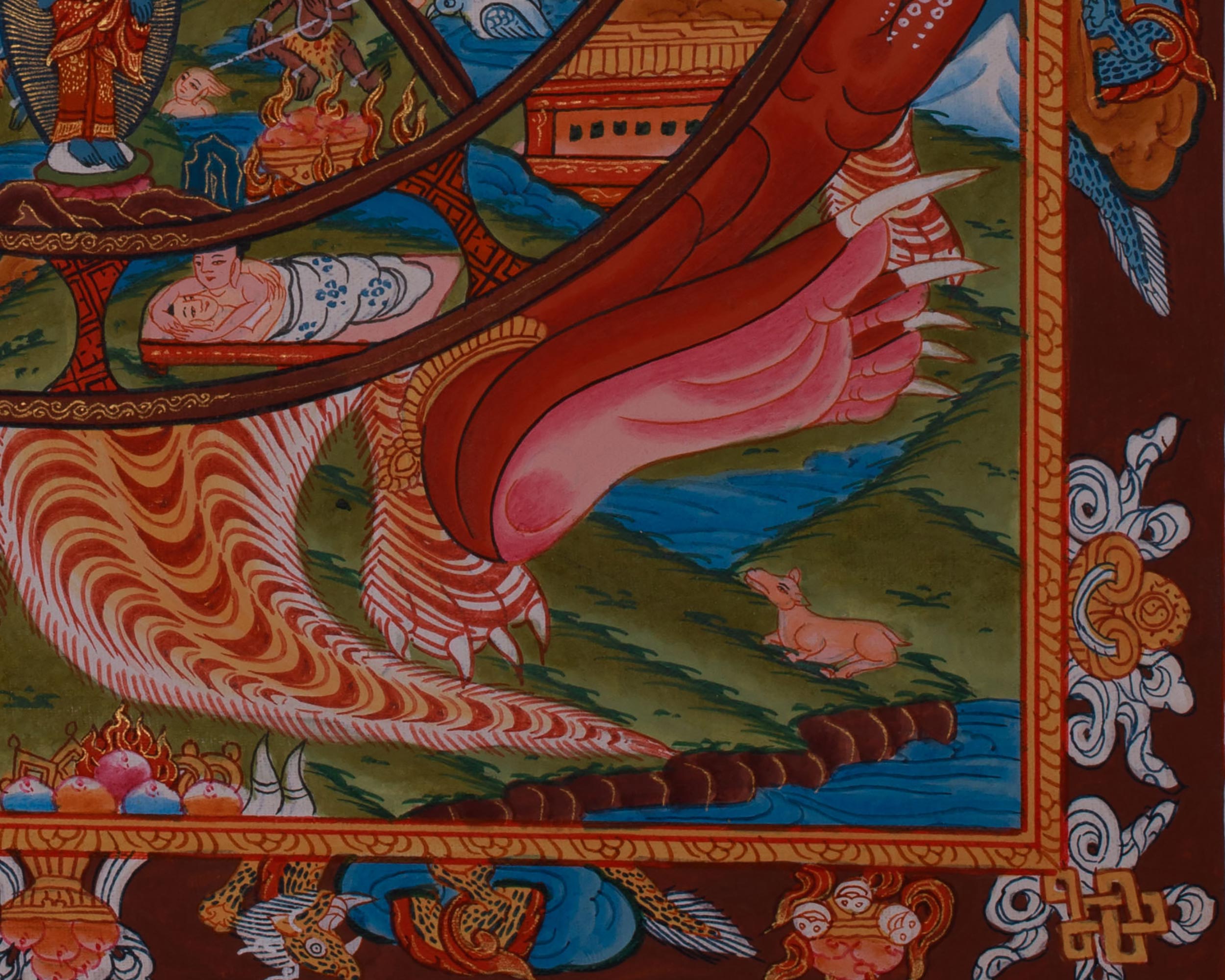 The Buddhist Wheel of Life Thangka | Guide to Samsara and Liberation