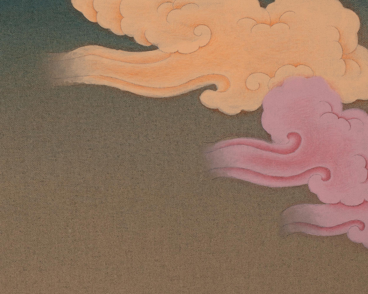 Hand-Painted White Tara Longevity Deity | Amitayus And Namgyalma Thangka