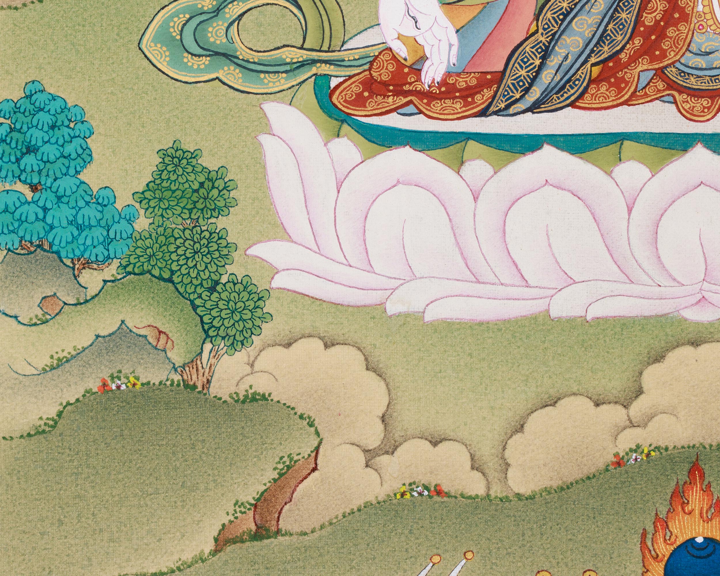 White Tara with Buddha Amitabha | The Divine Union of Compassion and Infinite Light
