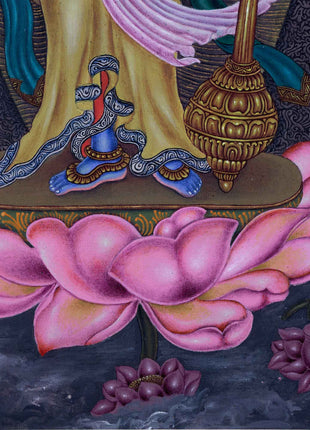 Highly Revered Hindu Deity Sree Vishnu Giclee Print | Vishnu, The God Of Preservation Art For Wall Hanging