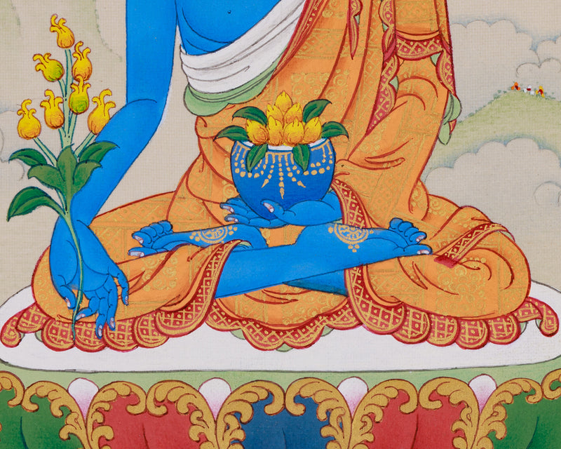 Small Medicine Buddha Thangka