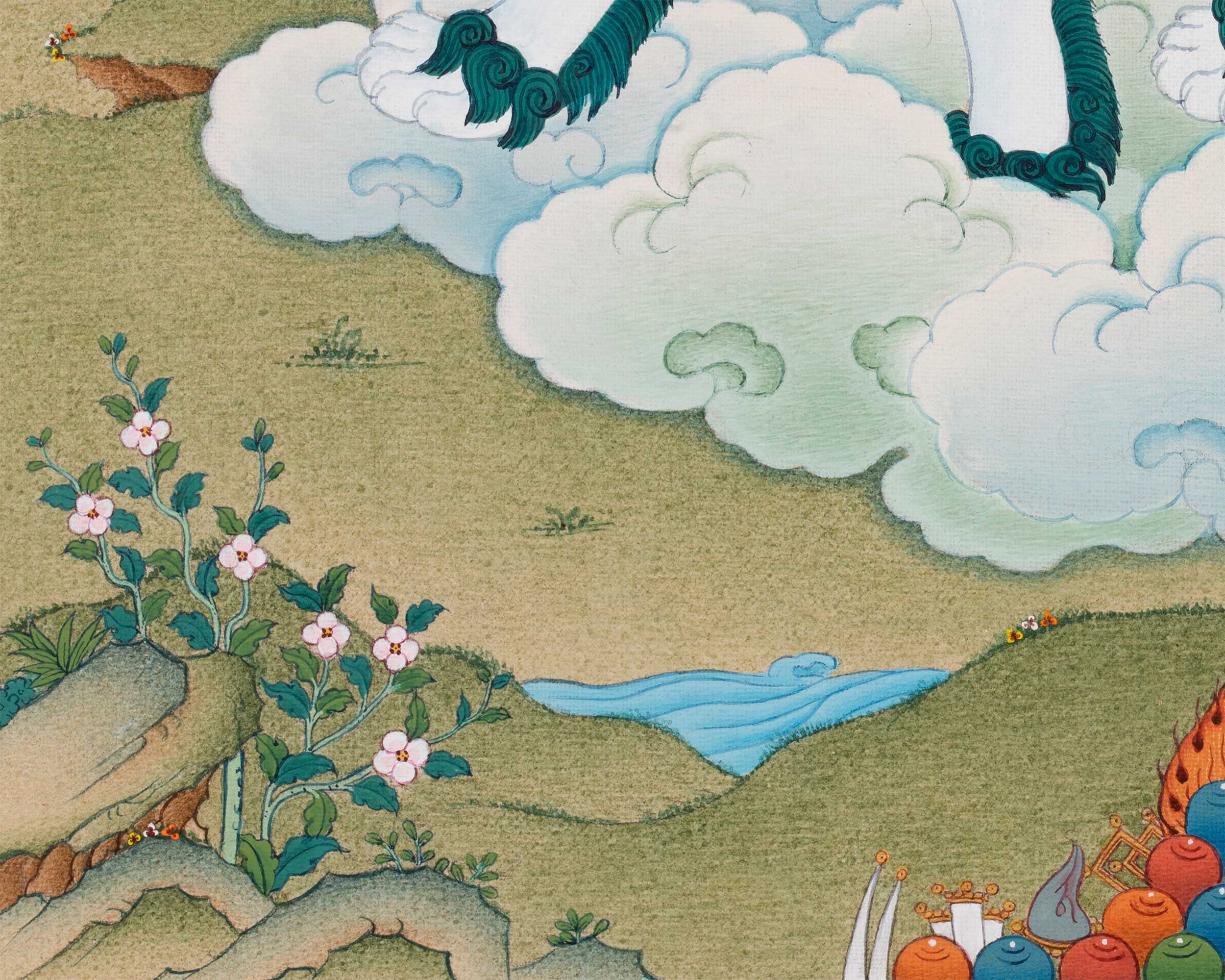 Tsheringma Canvas Print | Buddhist Goddess of Long Life