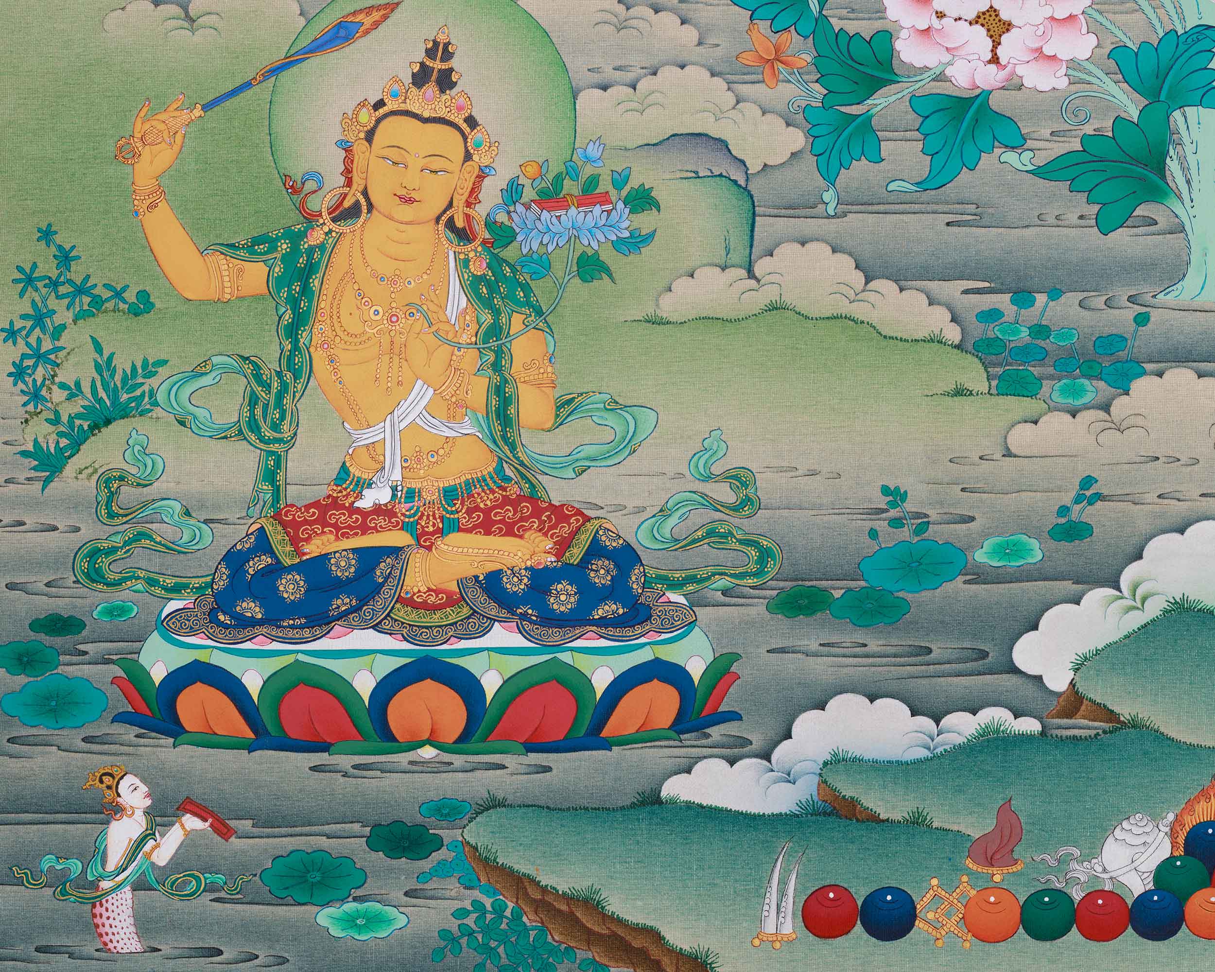 Divine 1000 Armed Avalokiteshvara Art | The Embodiment of Infinite Compassion and Enlightenment